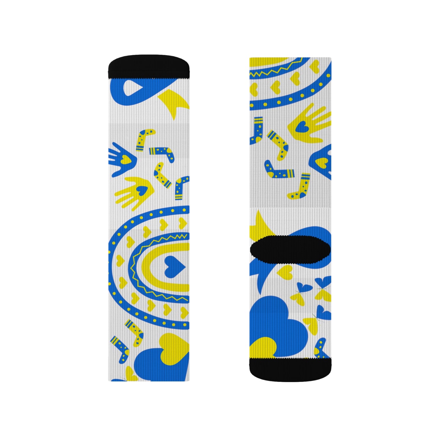 "Rock Your Socks" Downs Syndrome Awareness Sublimation Socks