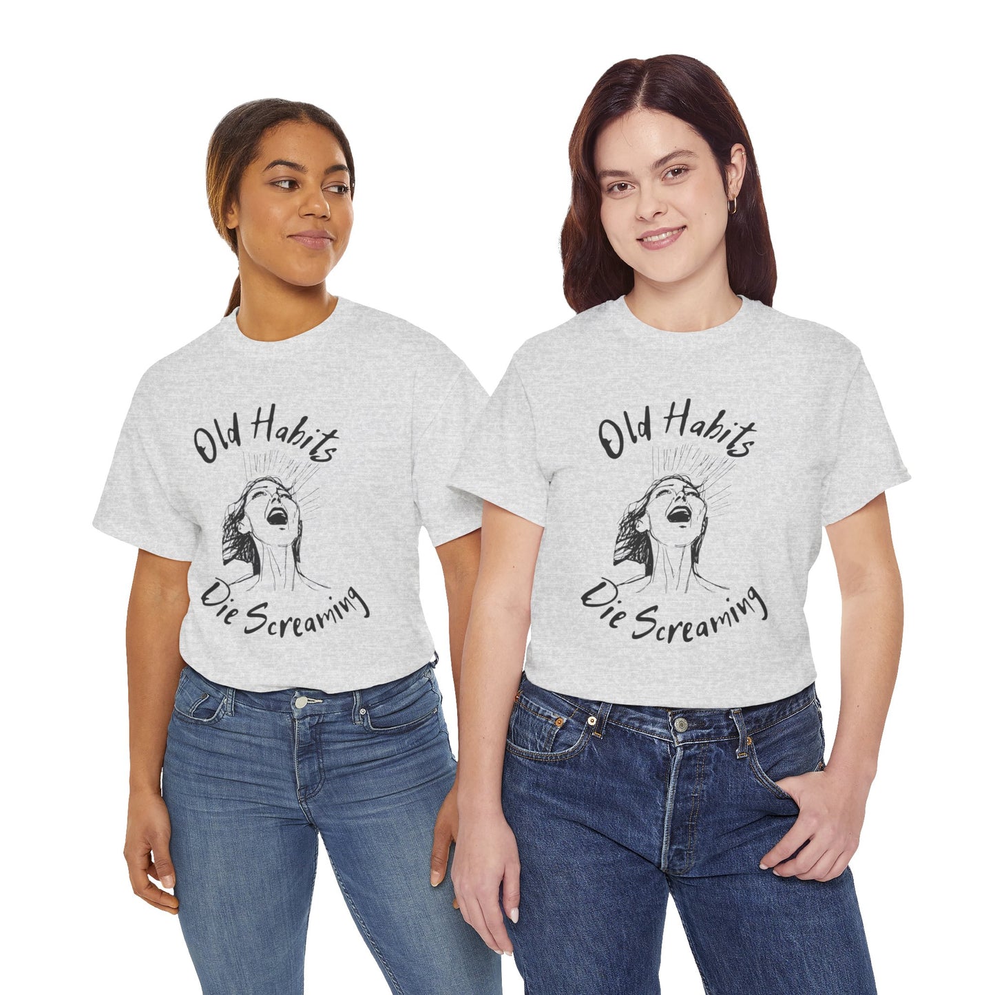 Black Dog - "Old Habits" - Unisex Heavy Cotton Tee