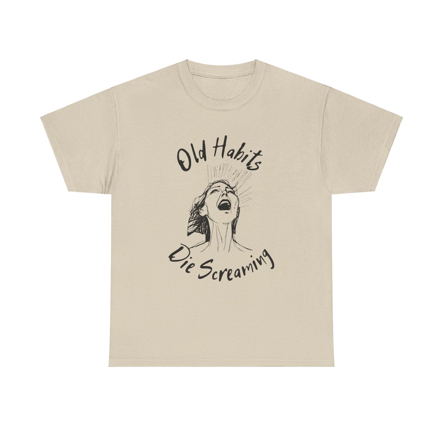 Black Dog - "Old Habits" - Unisex Heavy Cotton Tee