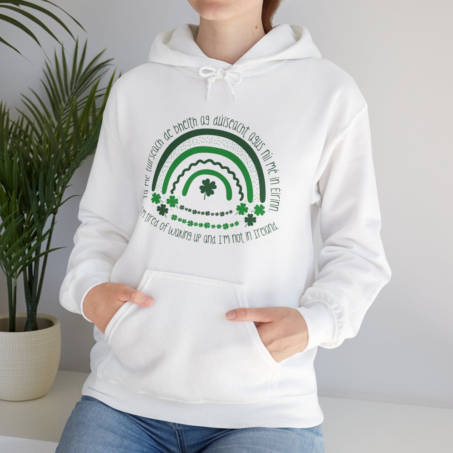 Irish Dreamer Hooded Sweatshirt - Cozy Comfort with a Touch of Ireland