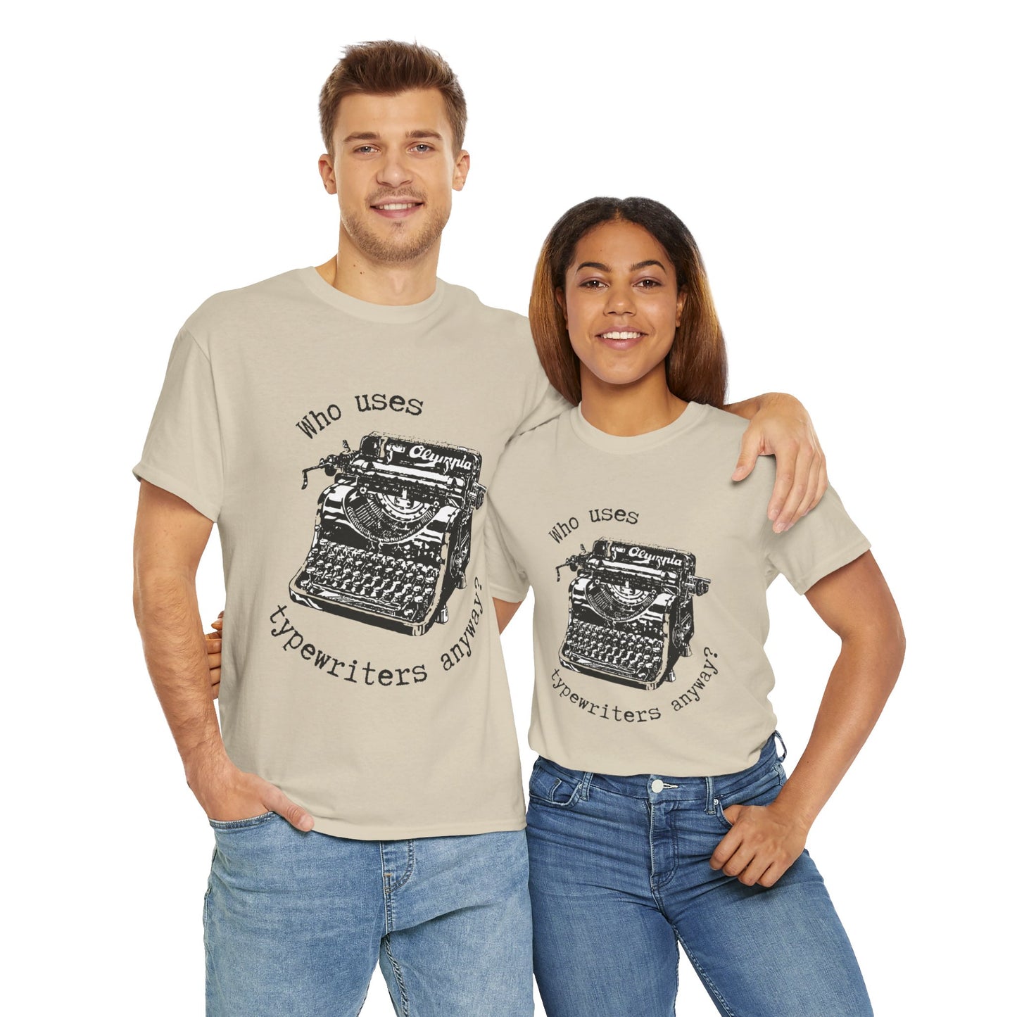 Why Typewriters? - Unisex Heavy Cotton Tee
