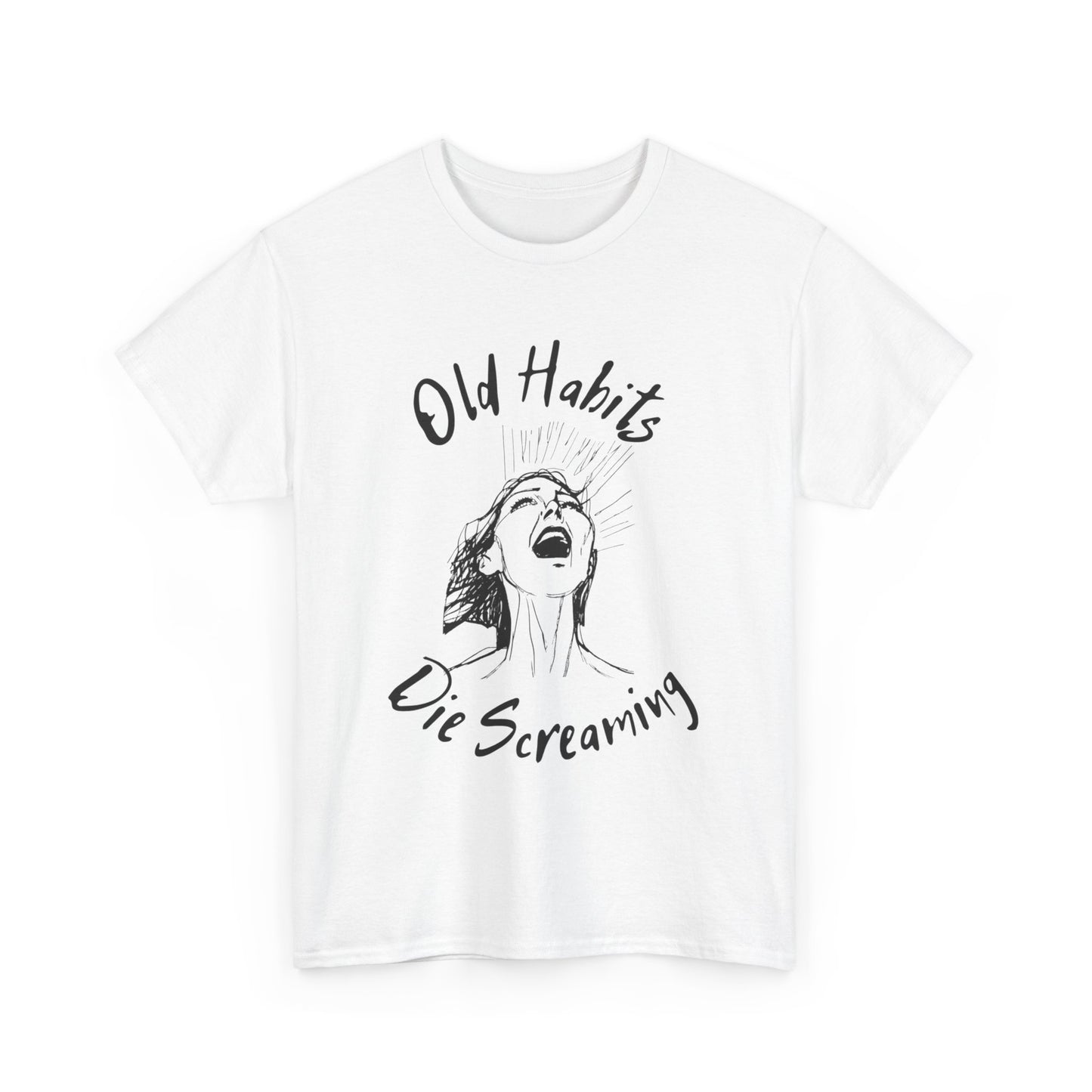 Black Dog - "Old Habits" - Unisex Heavy Cotton Tee
