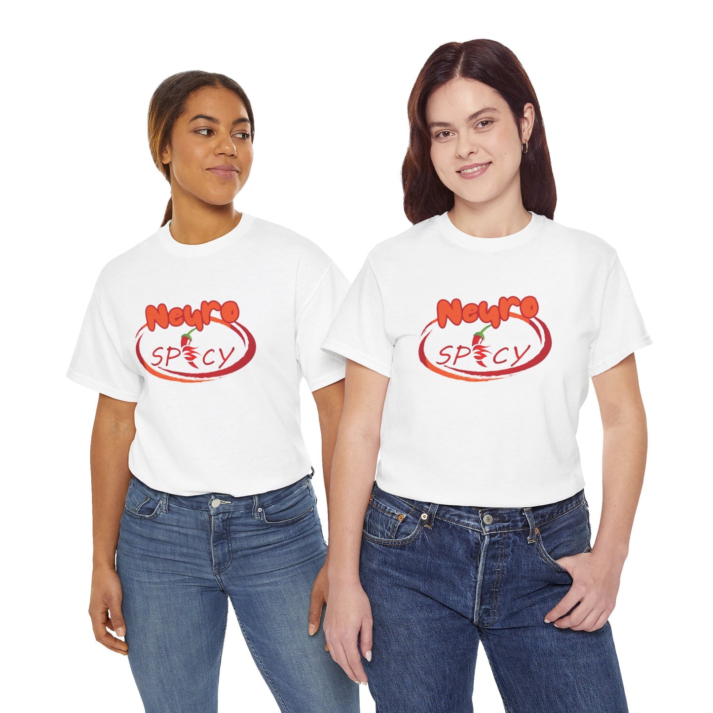 "Neuro Spicy Unisex Heavy Cotton Tee – The Ultimate Blend of Comfort and Style"