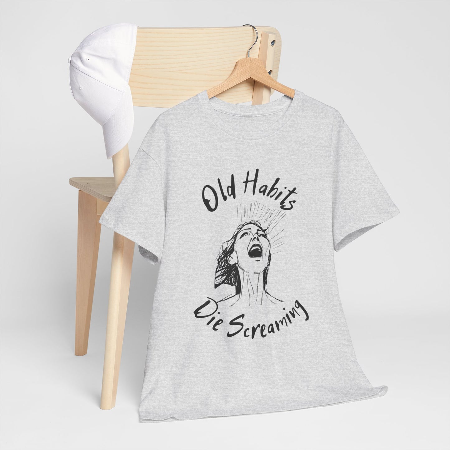 Black Dog - "Old Habits" - Unisex Heavy Cotton Tee