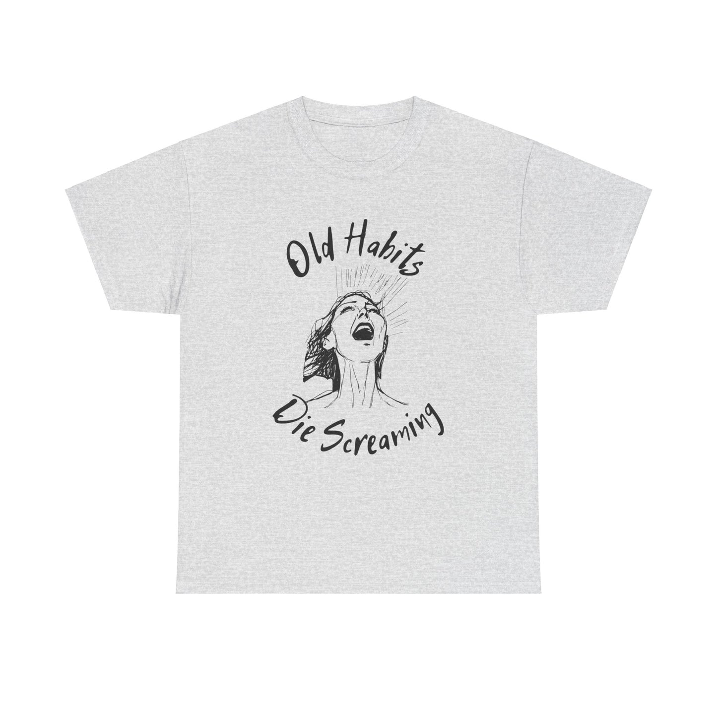 Black Dog - "Old Habits" - Unisex Heavy Cotton Tee