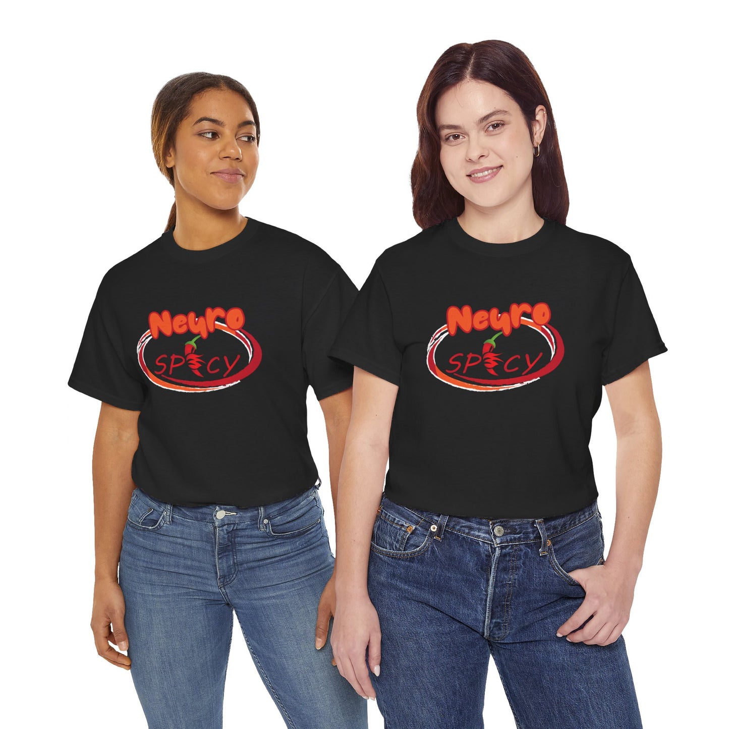 "Neuro Spicy Unisex Heavy Cotton Tee – The Ultimate Blend of Comfort and Style"