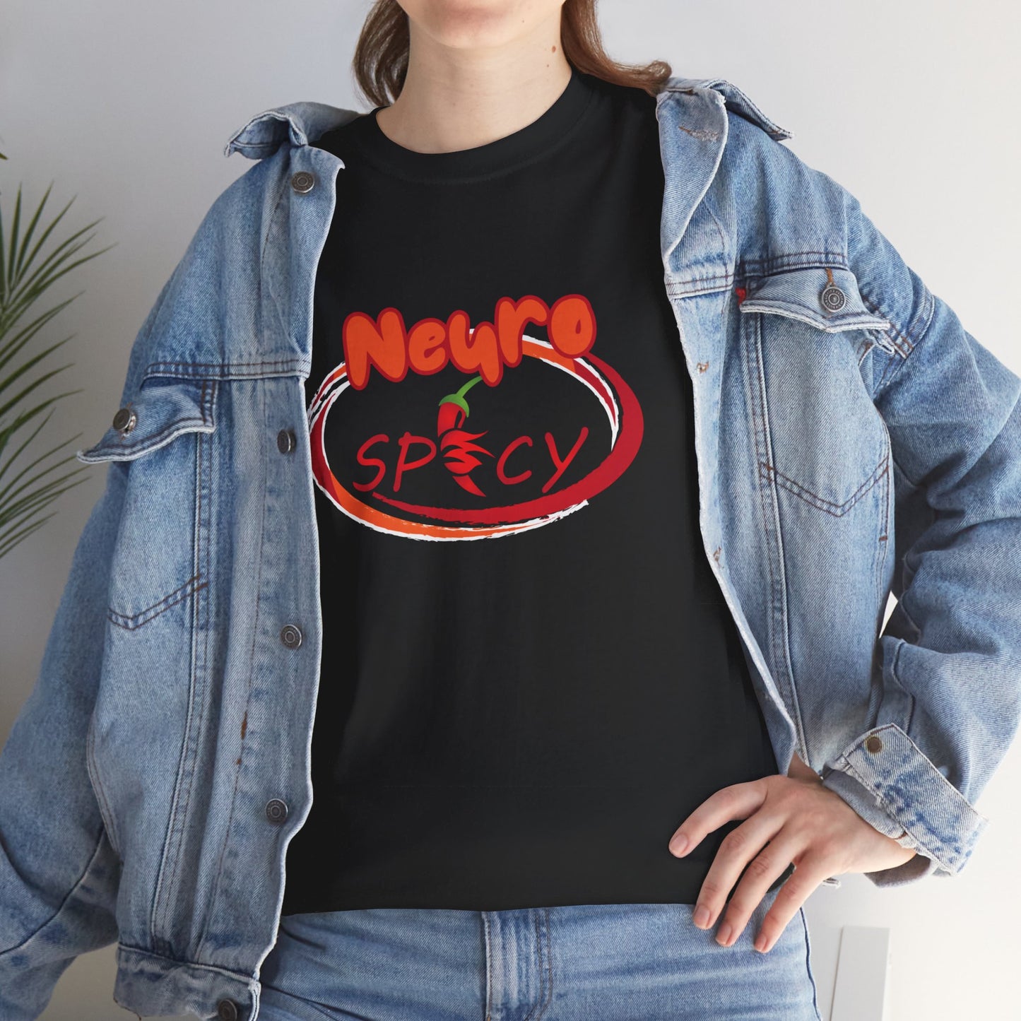 "Neuro Spicy Unisex Heavy Cotton Tee – The Ultimate Blend of Comfort and Style"