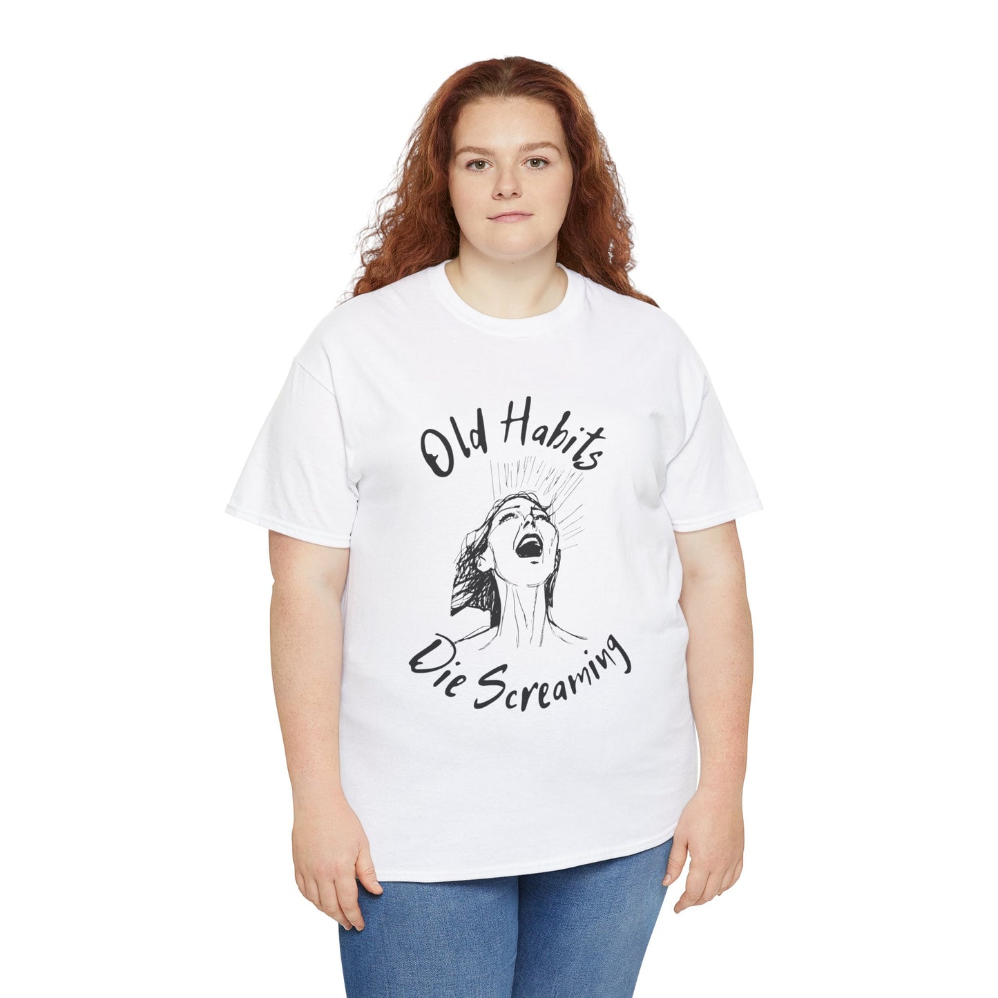 Black Dog - "Old Habits" - Unisex Heavy Cotton Tee