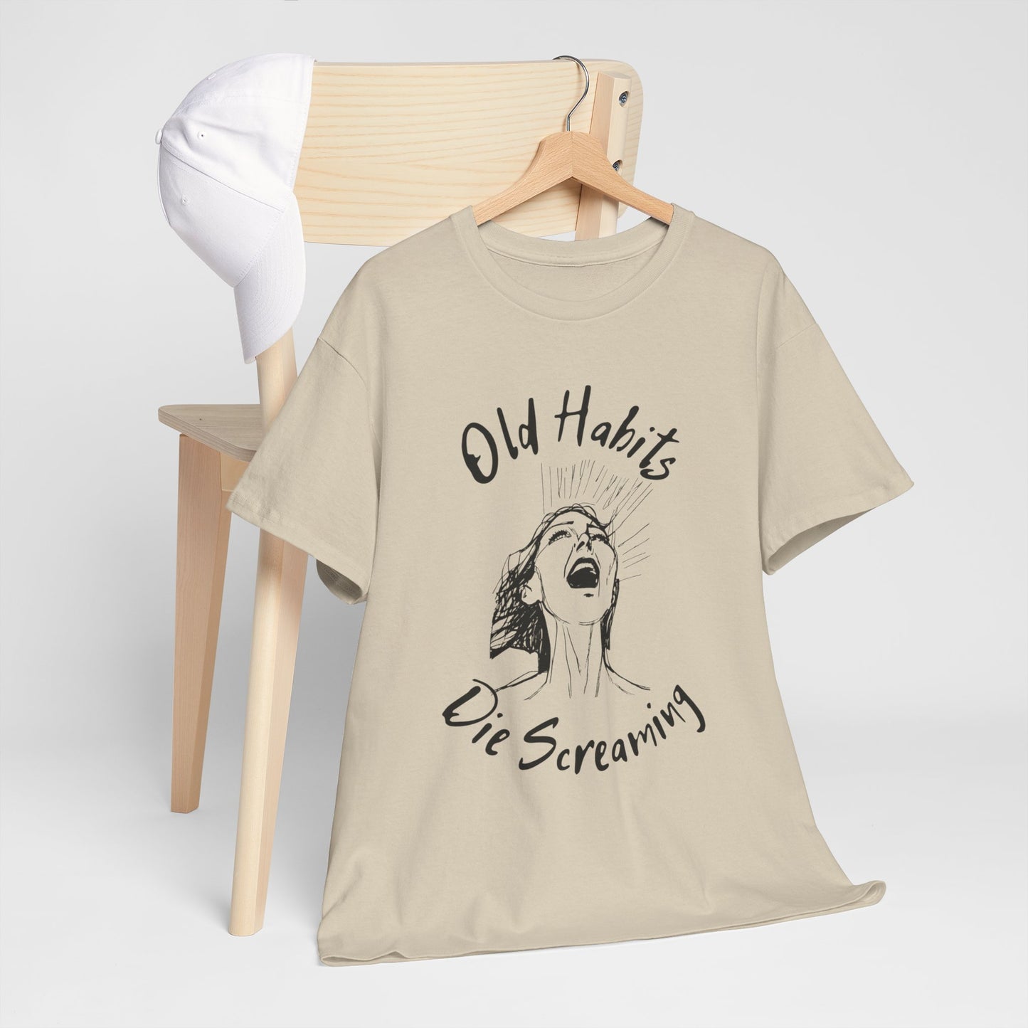 Black Dog - "Old Habits" - Unisex Heavy Cotton Tee