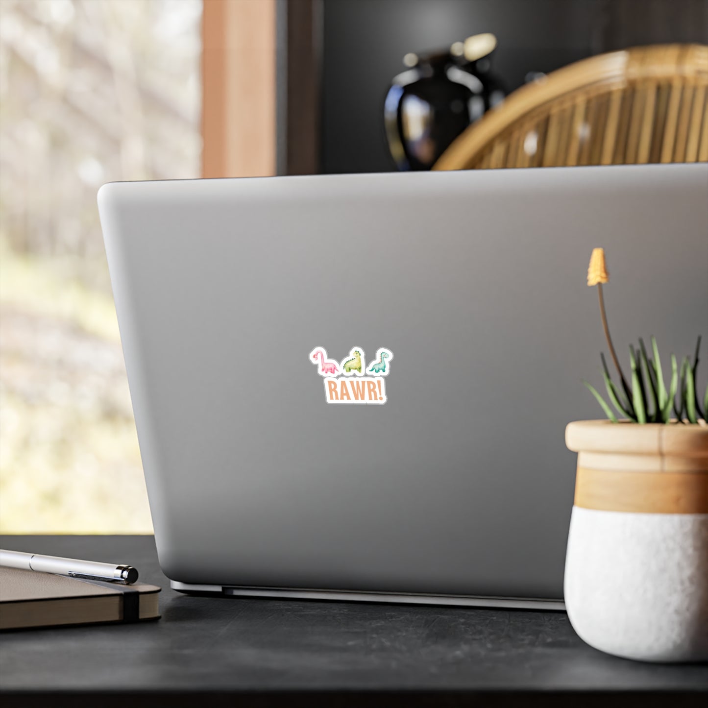 Dinosaur Rawr Kiss-Cut Vinyl Decal