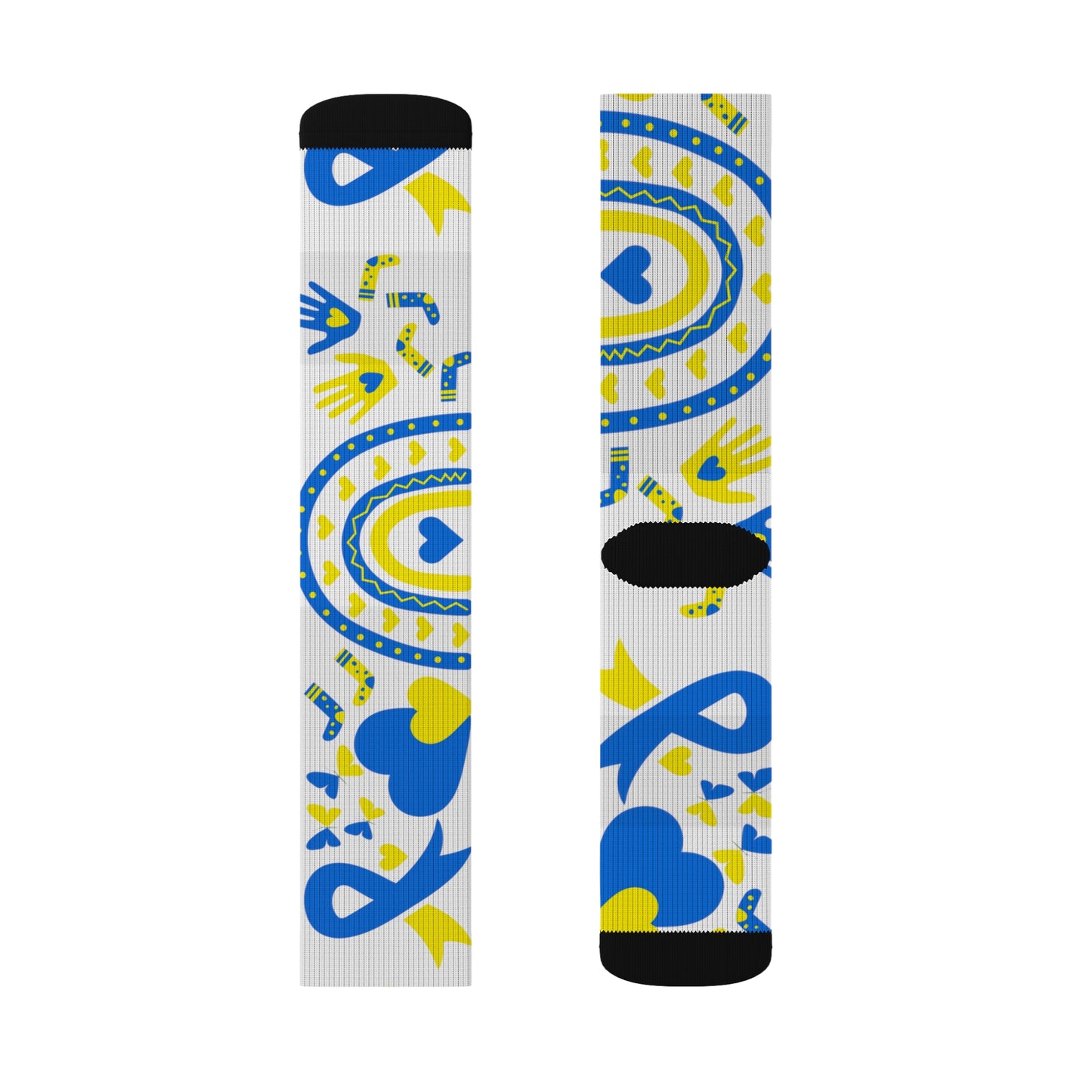 "Rock Your Socks" Downs Syndrome Awareness Sublimation Socks