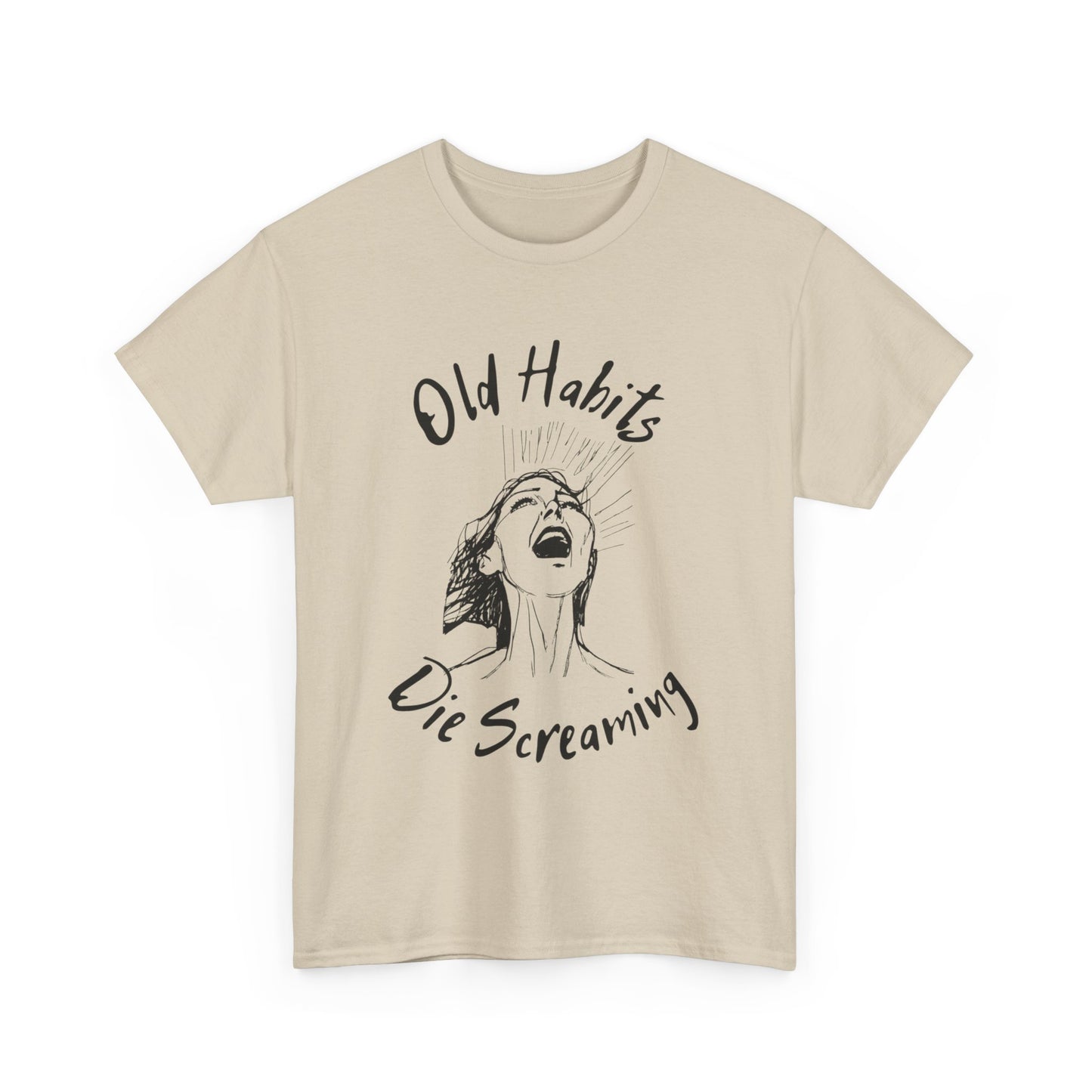 Black Dog - "Old Habits" - Unisex Heavy Cotton Tee