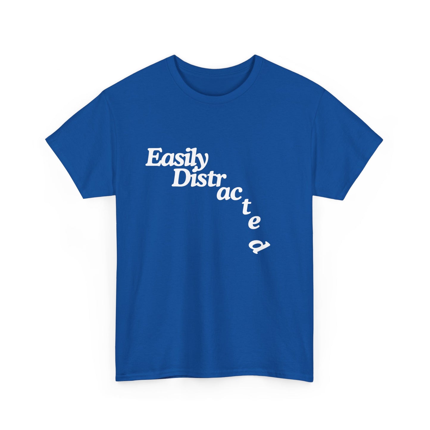 Easily Distracted Unisex Heavy Cotton Tee – The Ultimate Wardrobe Essential
