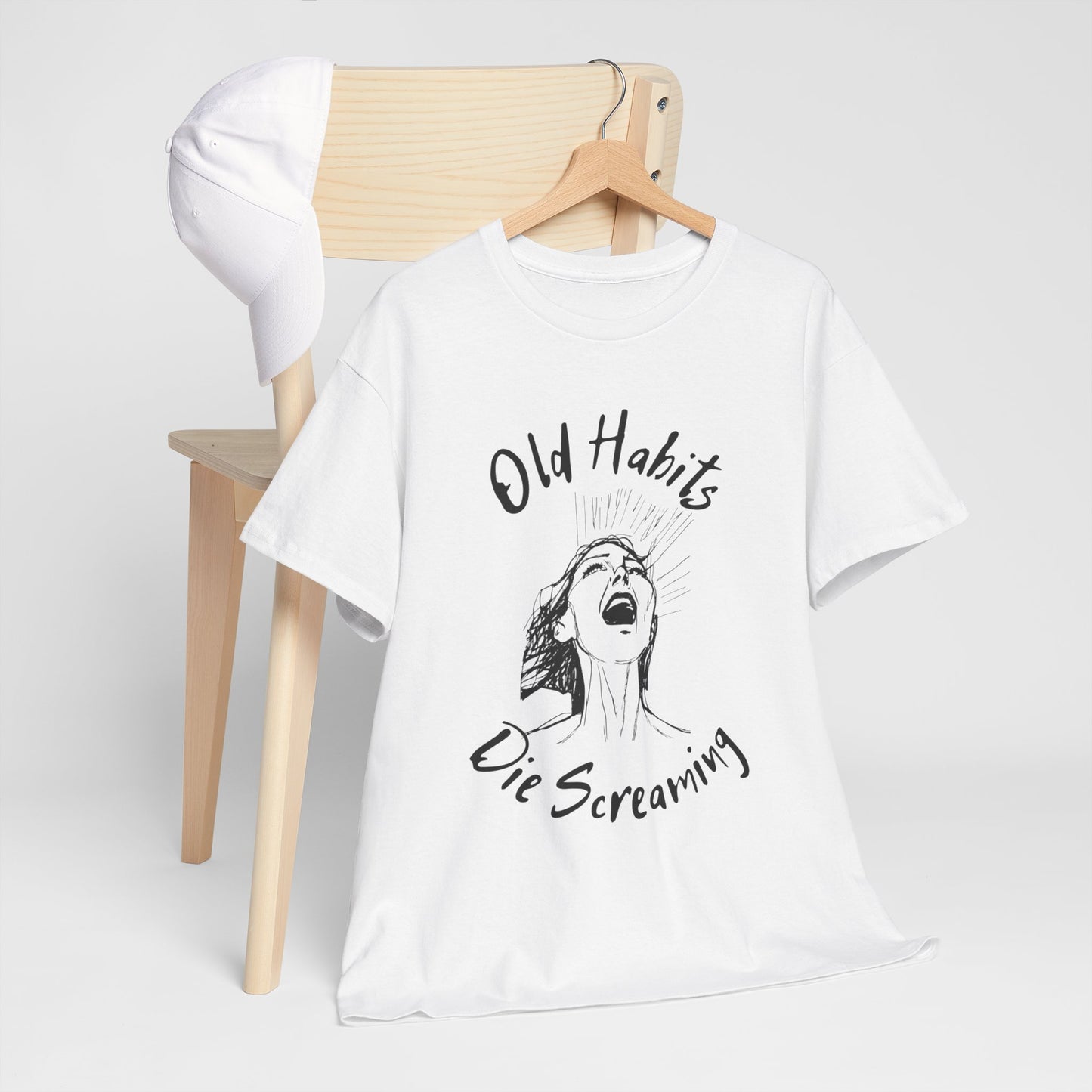 Black Dog - "Old Habits" - Unisex Heavy Cotton Tee