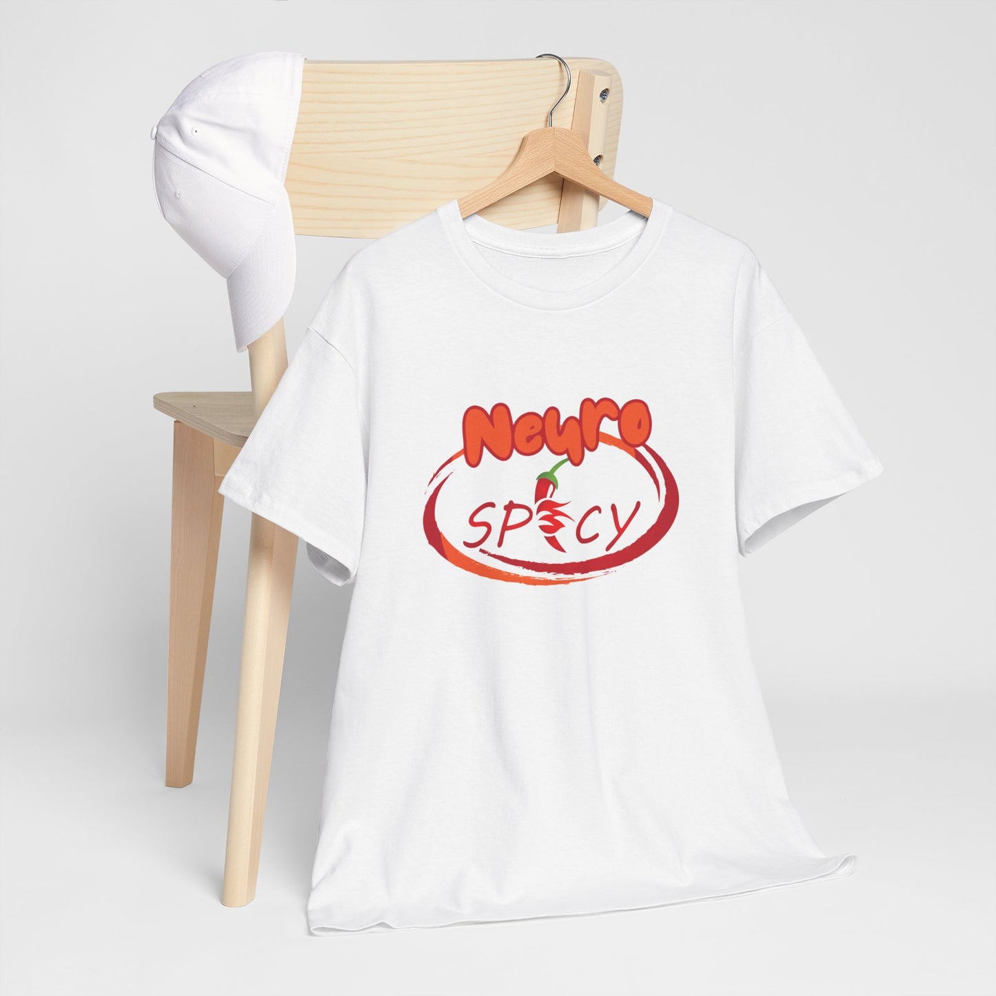 "Neuro Spicy Unisex Heavy Cotton Tee – The Ultimate Blend of Comfort and Style"