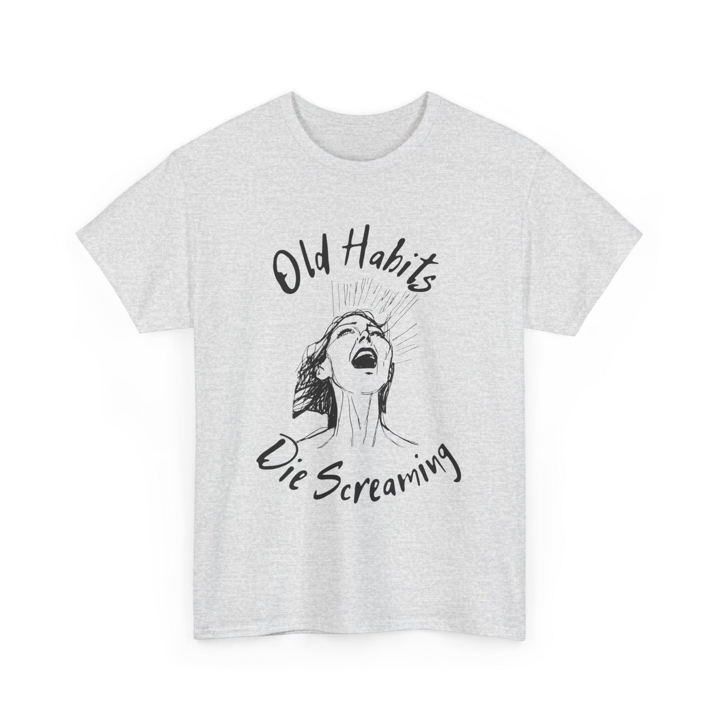 Black Dog - "Old Habits" - Unisex Heavy Cotton Tee