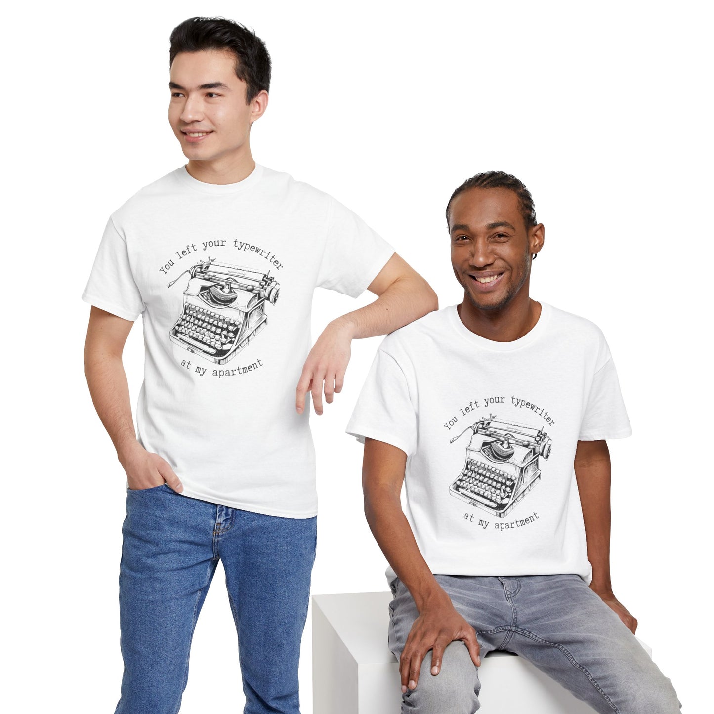 Your Forgot Your Typewriter - Unisex Heavy Cotton Tee