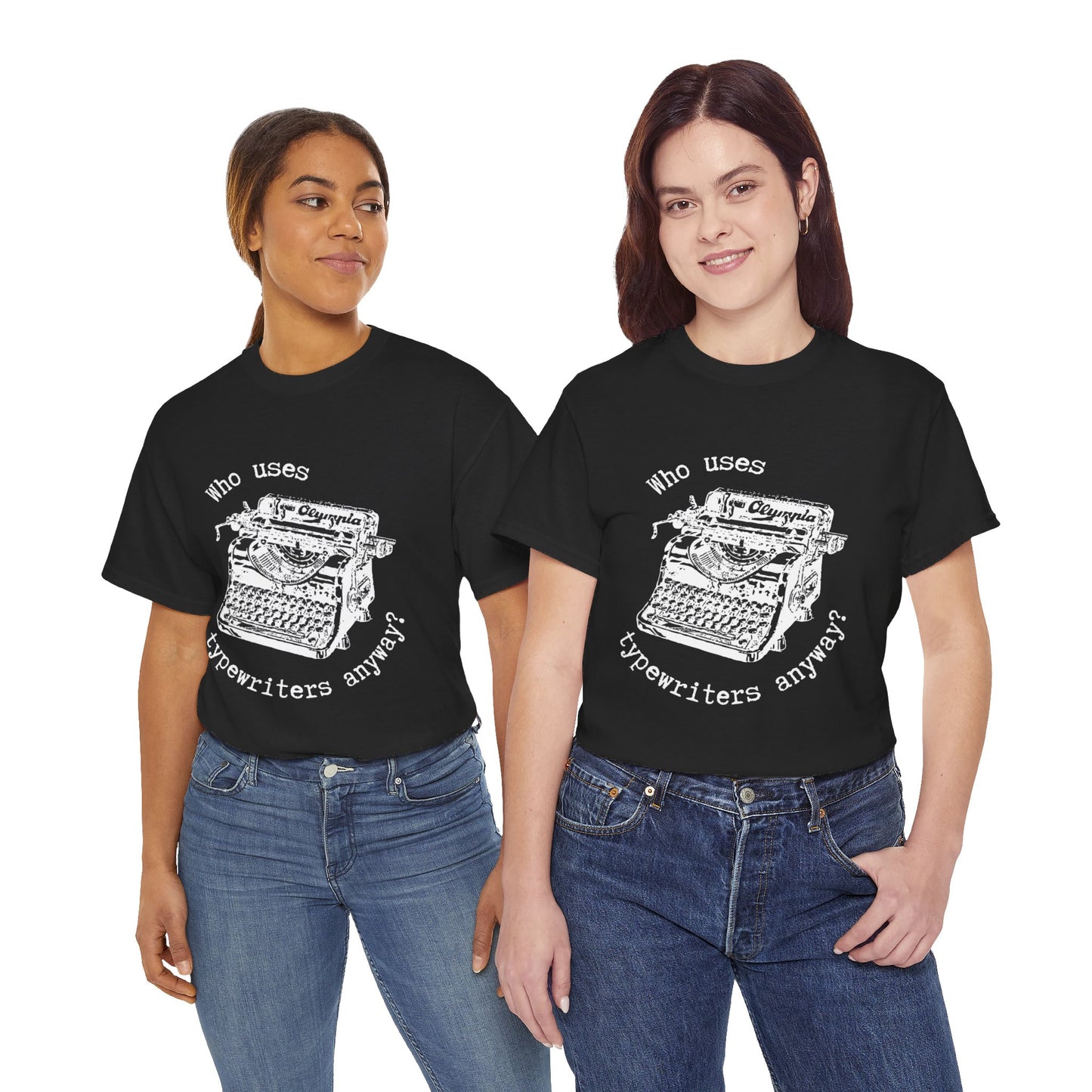 Why Typewriters? - Unisex Heavy Cotton Tee