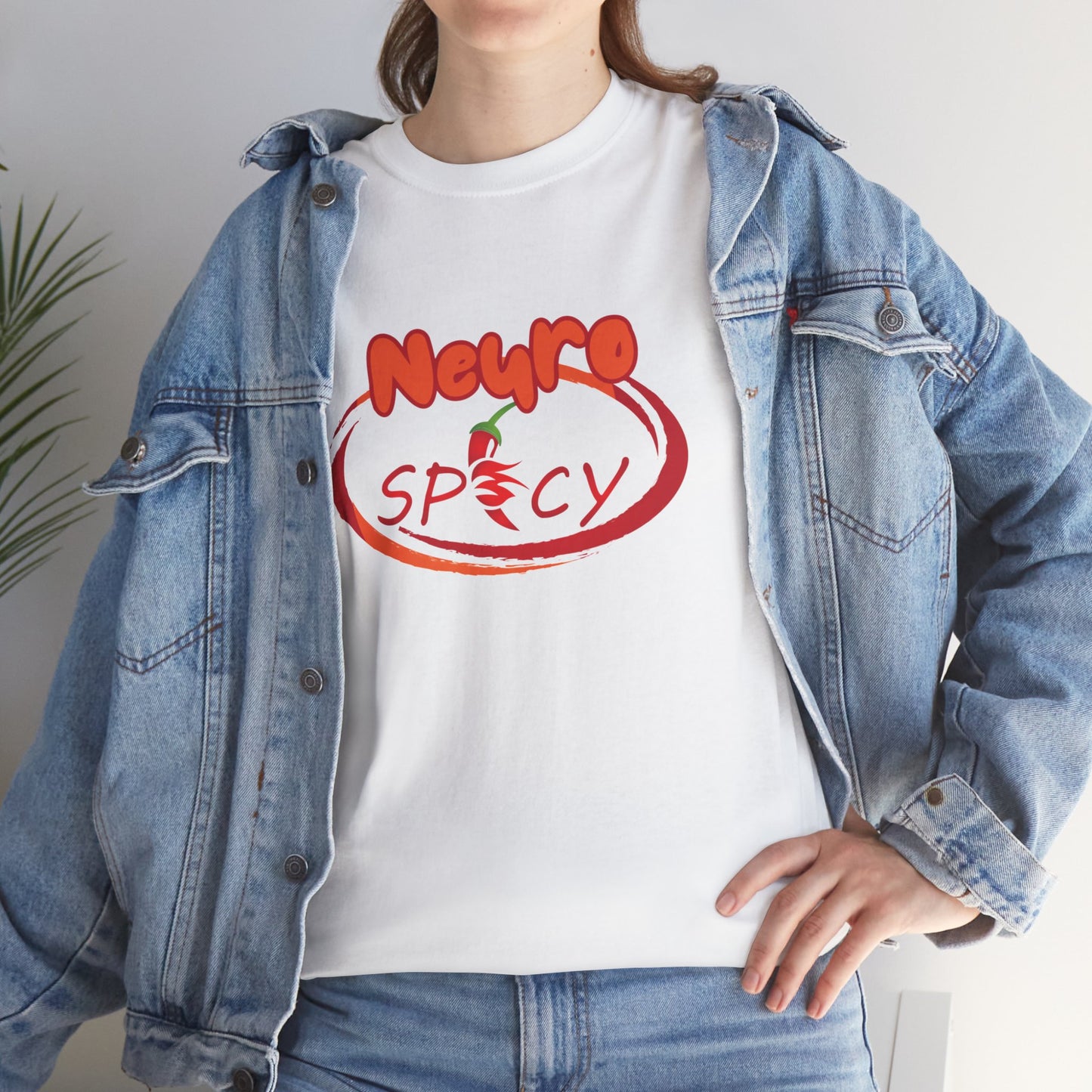 "Neuro Spicy Unisex Heavy Cotton Tee – The Ultimate Blend of Comfort and Style"