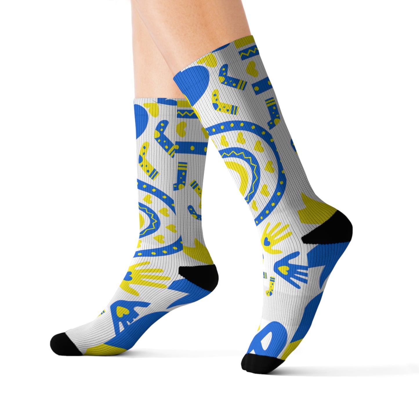 "Rock Your Socks" Downs Syndrome Awareness Sublimation Socks