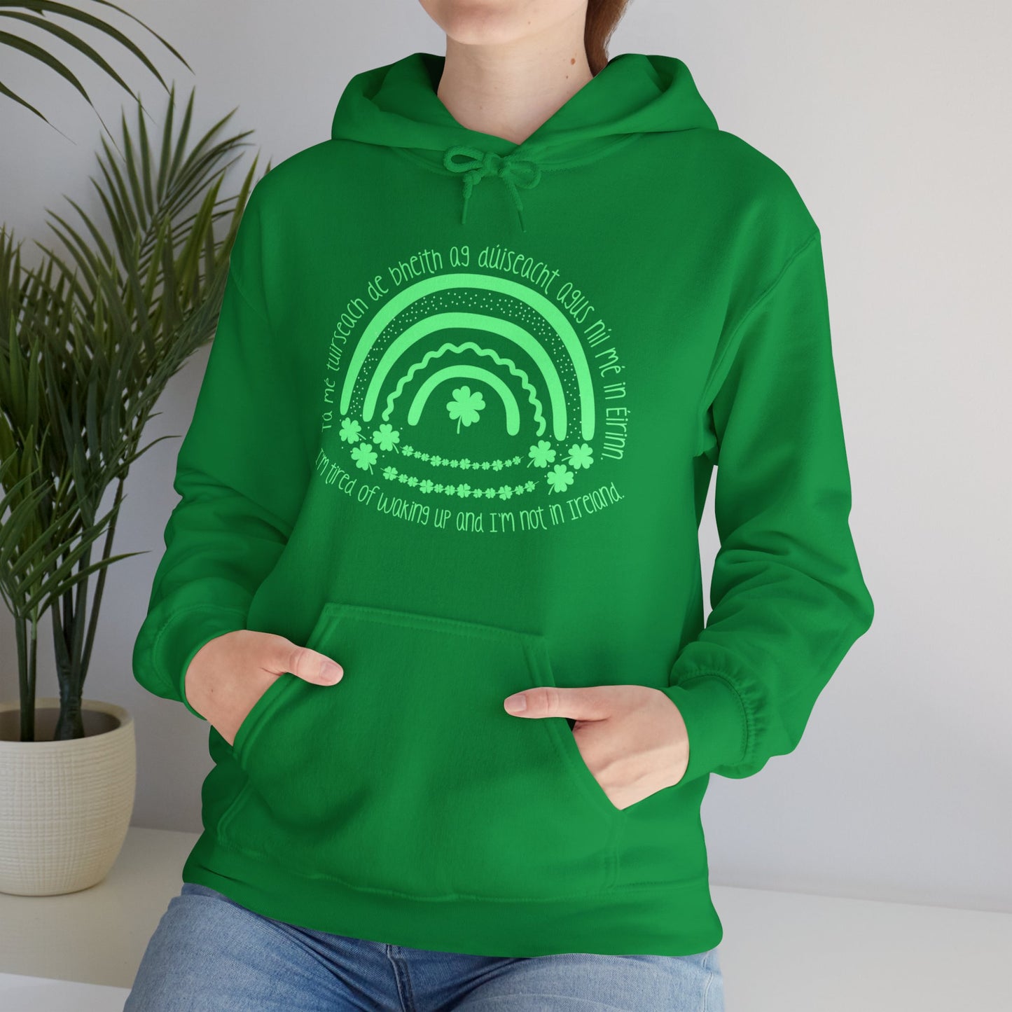 Irish Dreamer Hooded Sweatshirt - Cozy Comfort with a Touch of Ireland