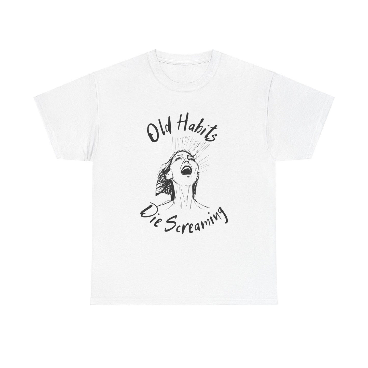 Black Dog - "Old Habits" - Unisex Heavy Cotton Tee