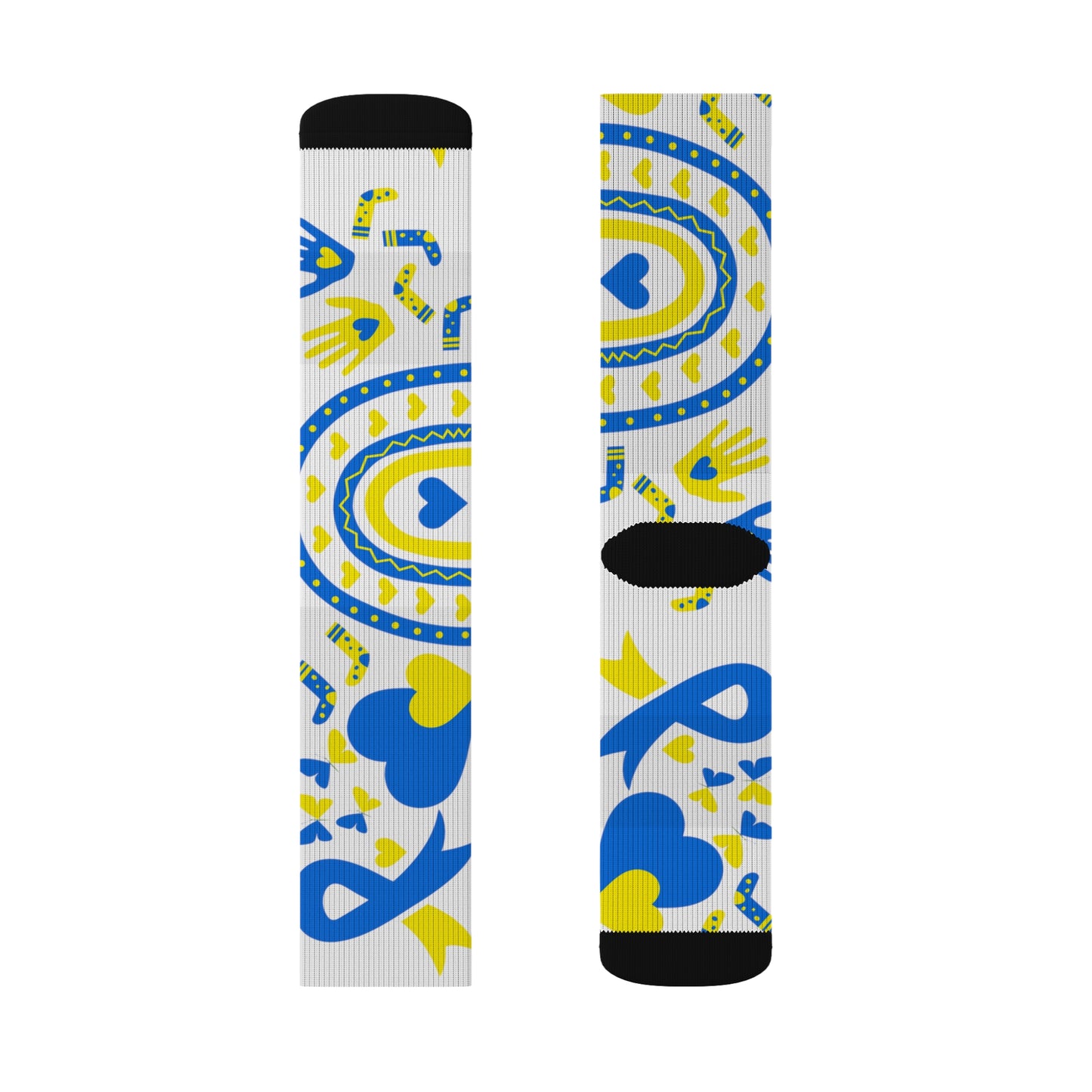 "Rock Your Socks" Downs Syndrome Awareness Sublimation Socks