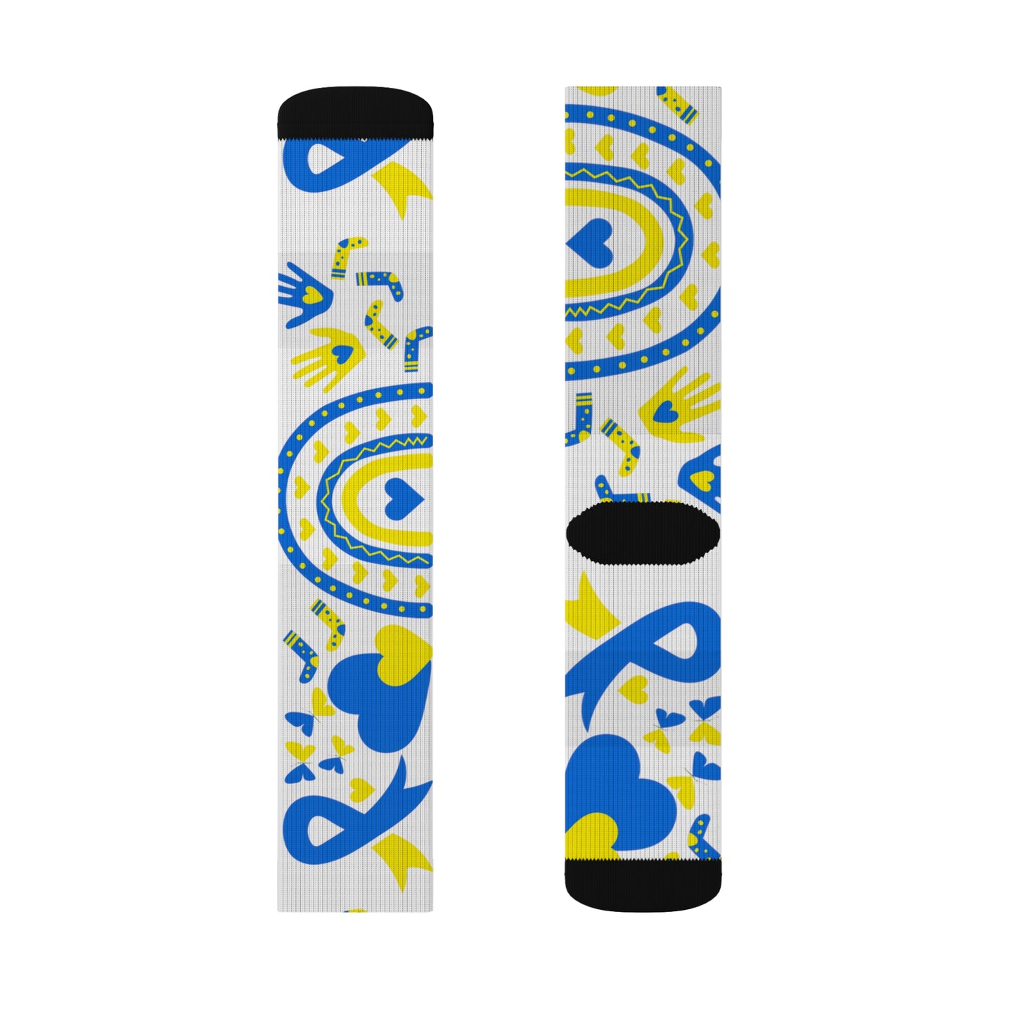 "Rock Your Socks" Downs Syndrome Awareness Sublimation Socks