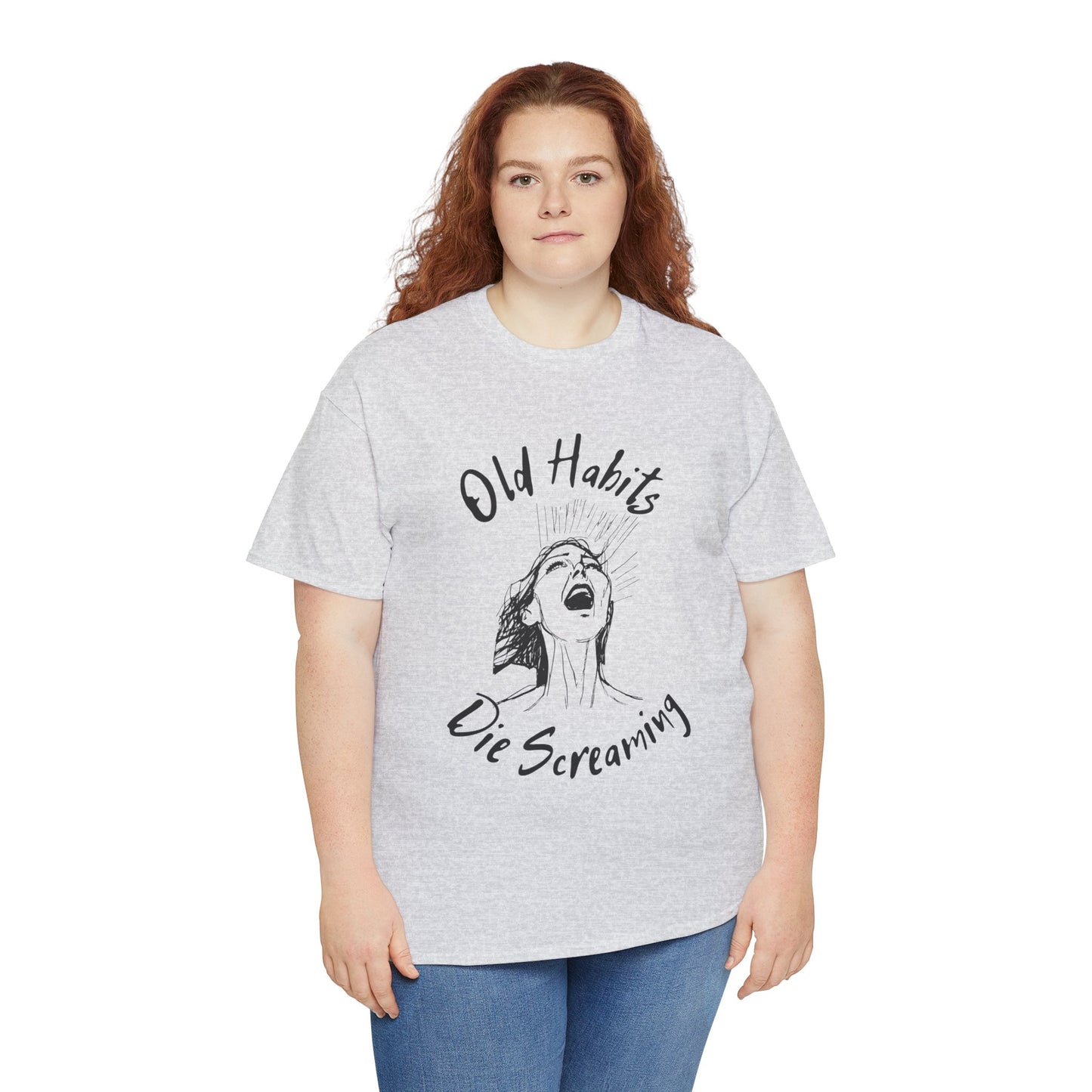 Black Dog - "Old Habits" - Unisex Heavy Cotton Tee