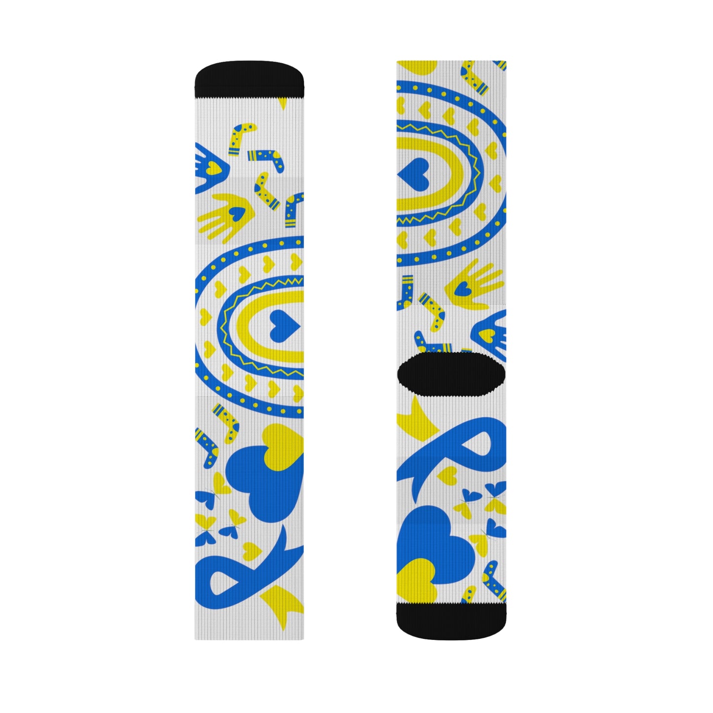 "Rock Your Socks" Downs Syndrome Awareness Sublimation Socks