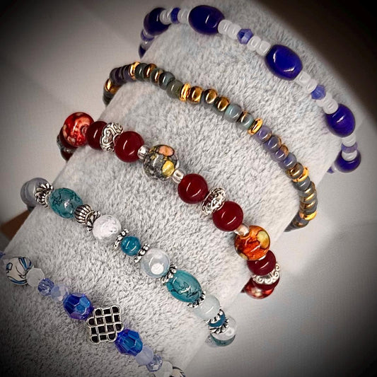Handmade Beaded Bracelets  Vibrant, Unique & Perfect for Stacking - Part 1