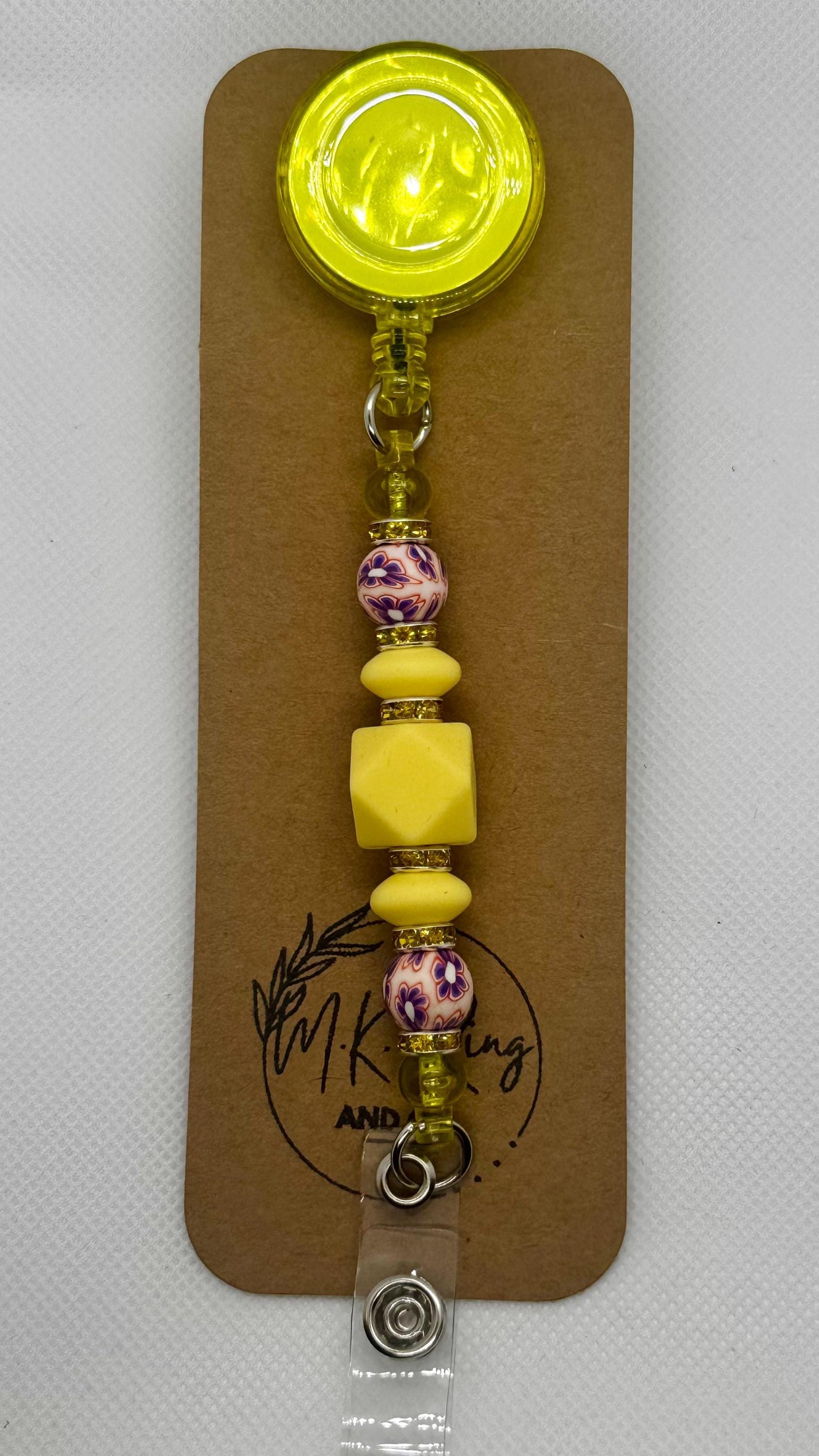Beaded Retractable Badge Holders Stylish & Functional ID Accessory - Part 2