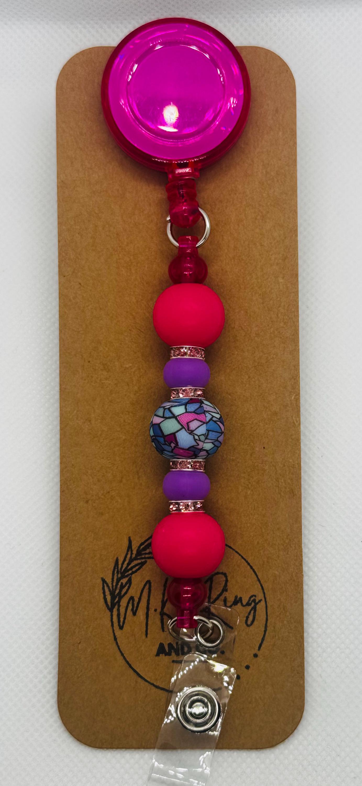 Beaded Retractable Badge Holders Stylish & Functional ID Accessory - Part 2