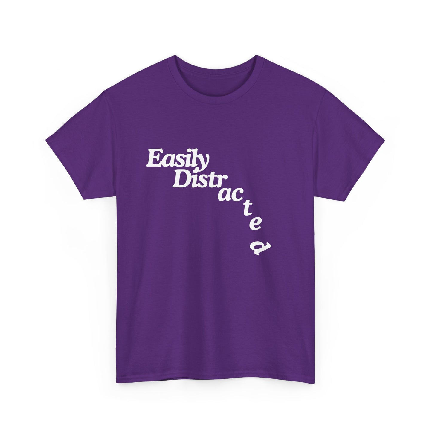 Easily Distracted Unisex Heavy Cotton Tee – The Ultimate Wardrobe Essential