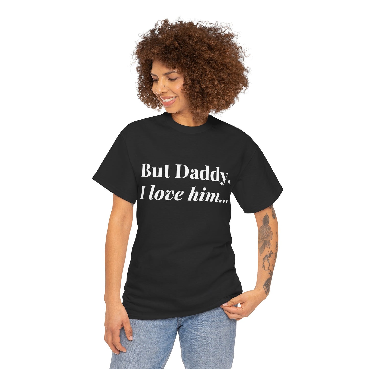 Daddy, I "heart" Him - Unisex Heavy Cotton Tee