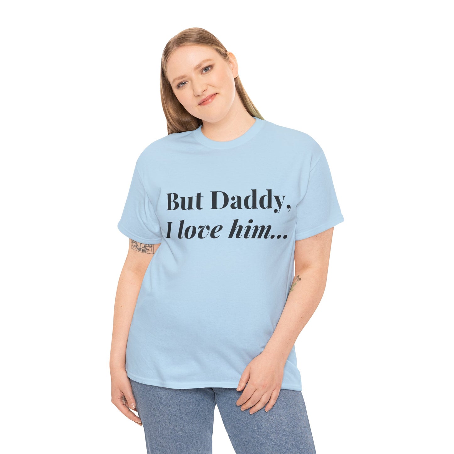 Daddy, I "heart" Him - Unisex Heavy Cotton Tee