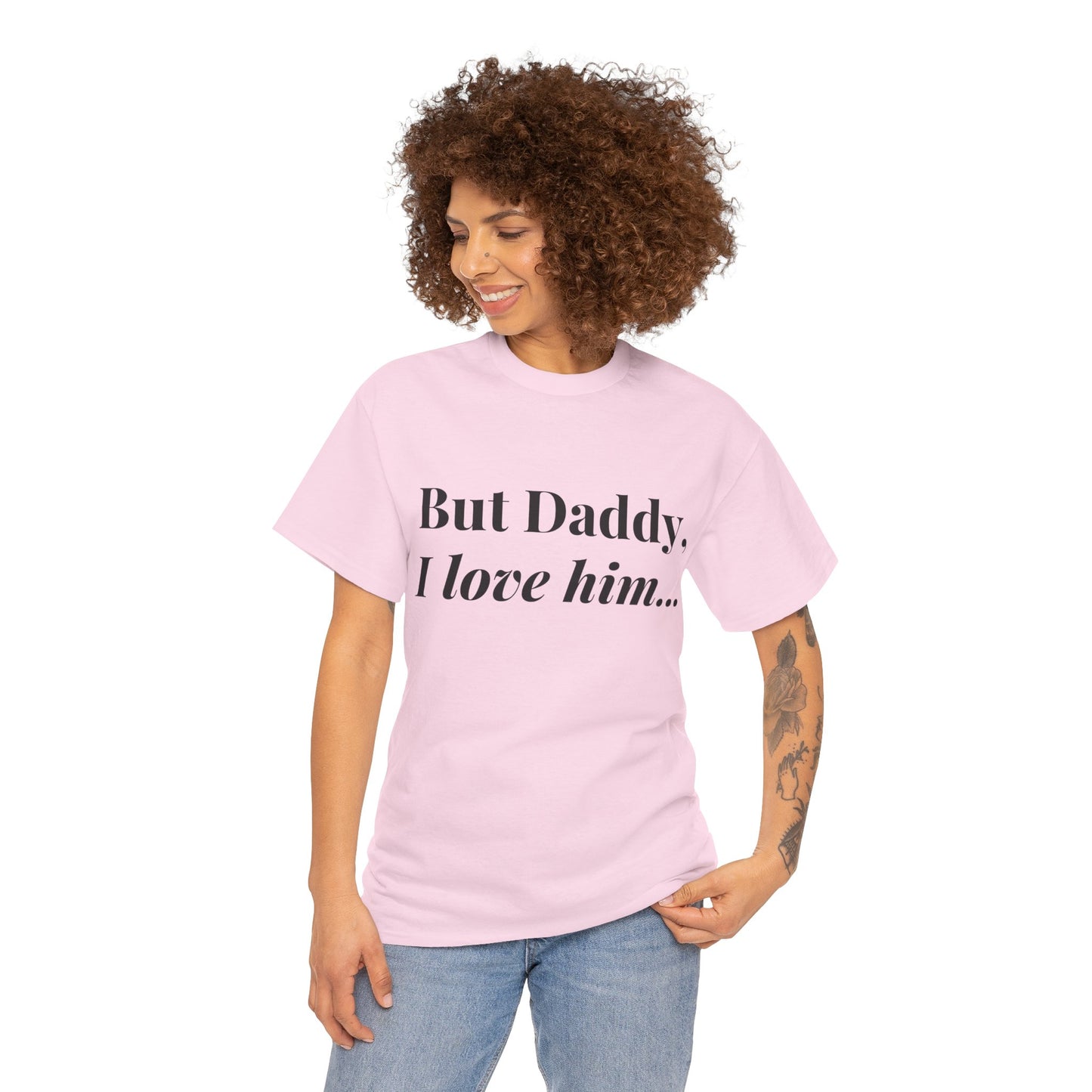 Daddy, I "heart" Him - Unisex Heavy Cotton Tee