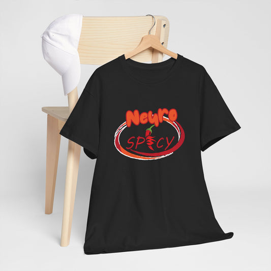 "Neuro Spicy Unisex Heavy Cotton Tee – The Ultimate Blend of Comfort and Style"