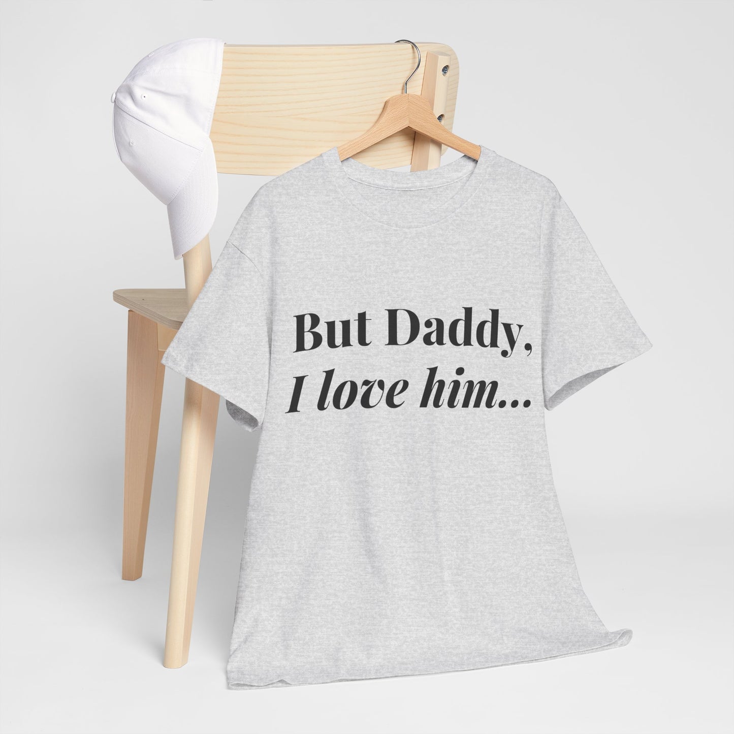 Daddy, I "heart" Him - Unisex Heavy Cotton Tee