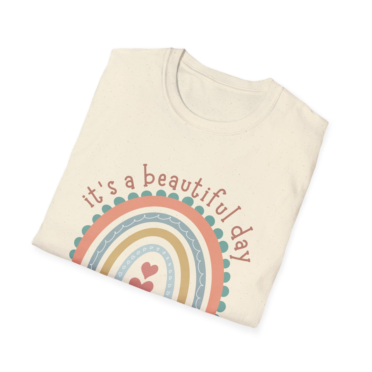 "It's A Beautiful Day To Teach" Unisex Softstyle T-Shirt