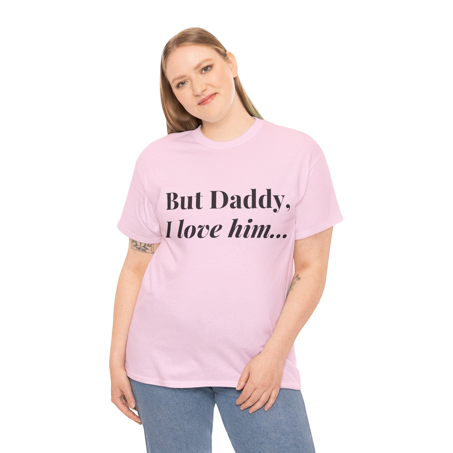 Daddy, I "heart" Him - Unisex Heavy Cotton Tee