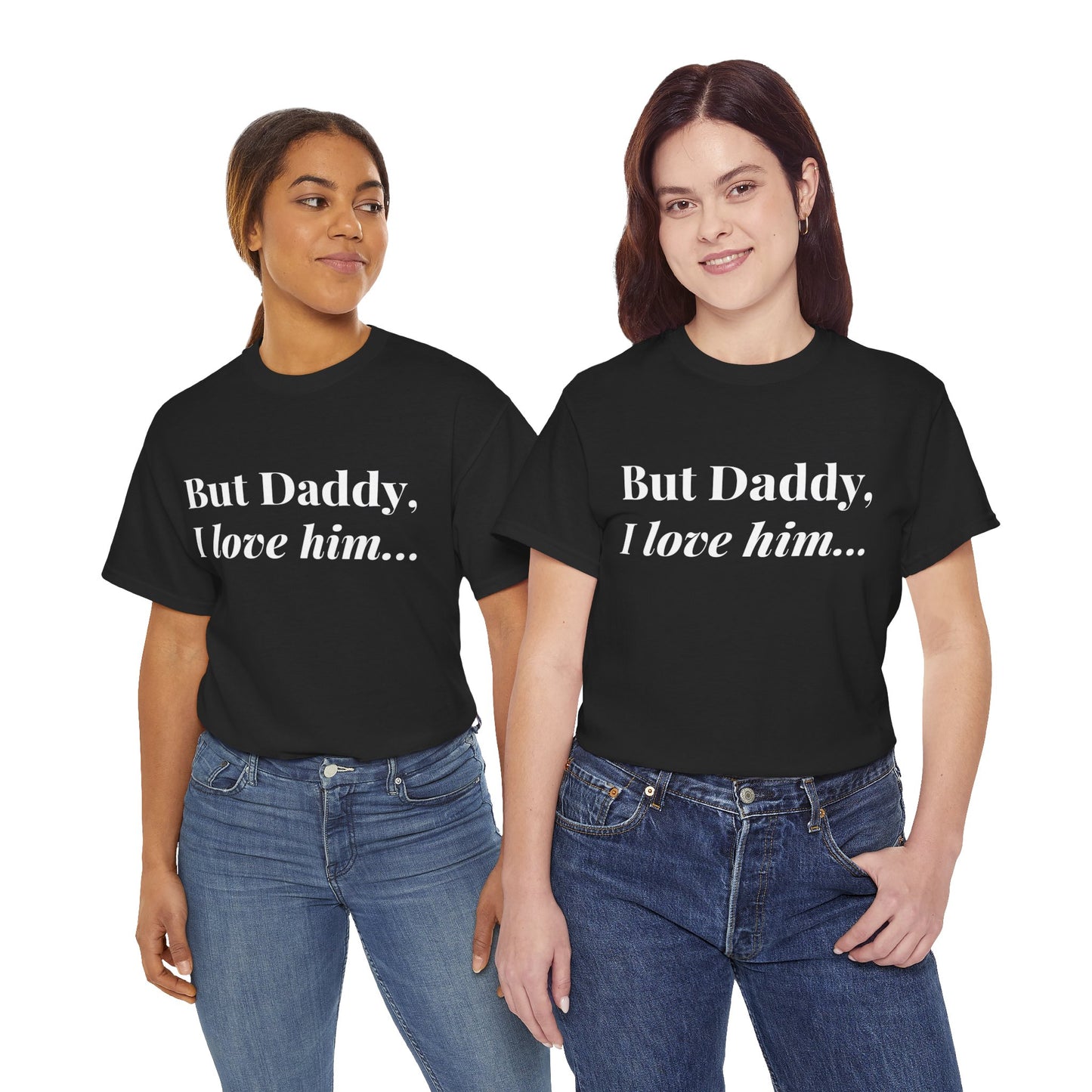 Daddy, I "heart" Him - Unisex Heavy Cotton Tee