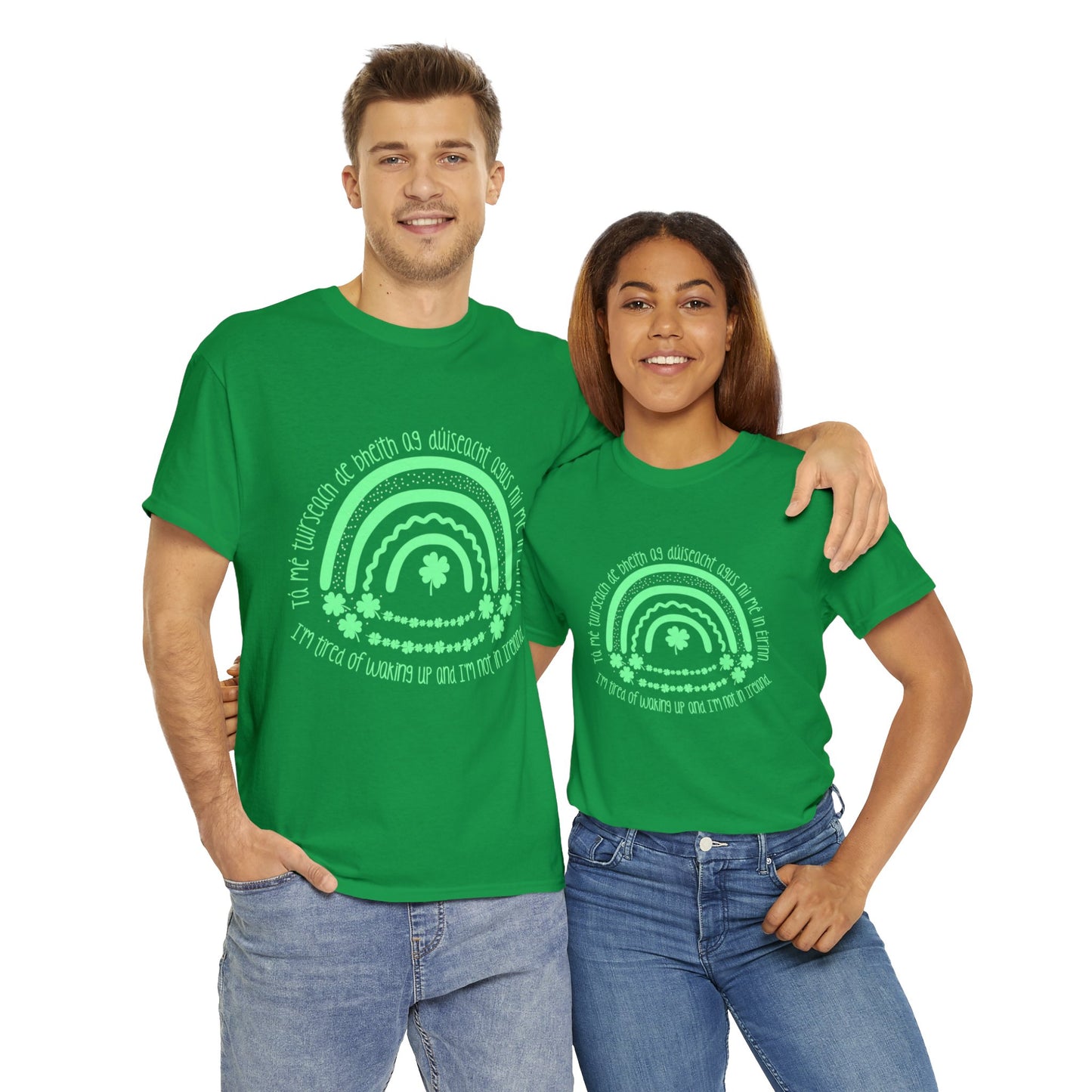 Irish Rainbow Short Sleeve Tee: Comfort, Style, and a Touch of Ireland