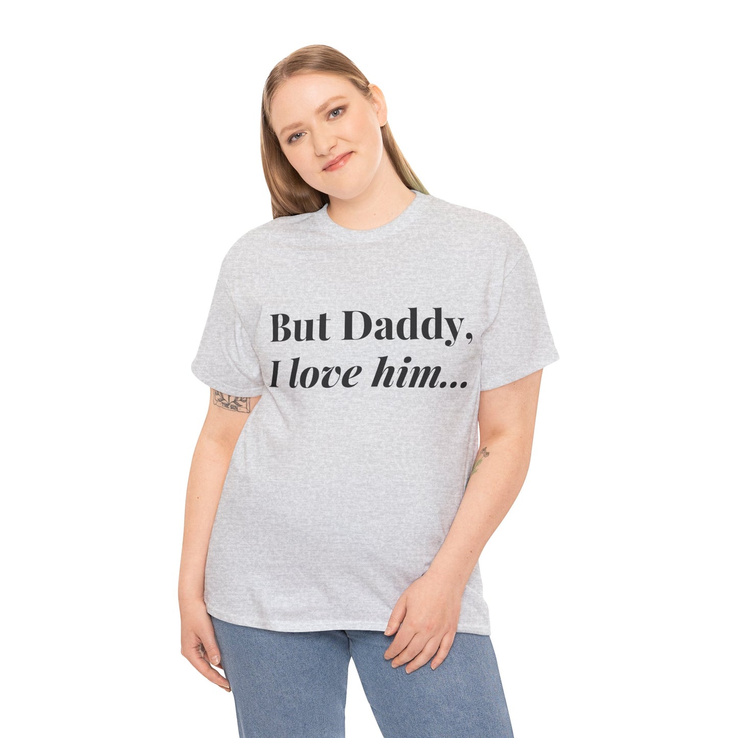 Daddy, I "heart" Him - Unisex Heavy Cotton Tee