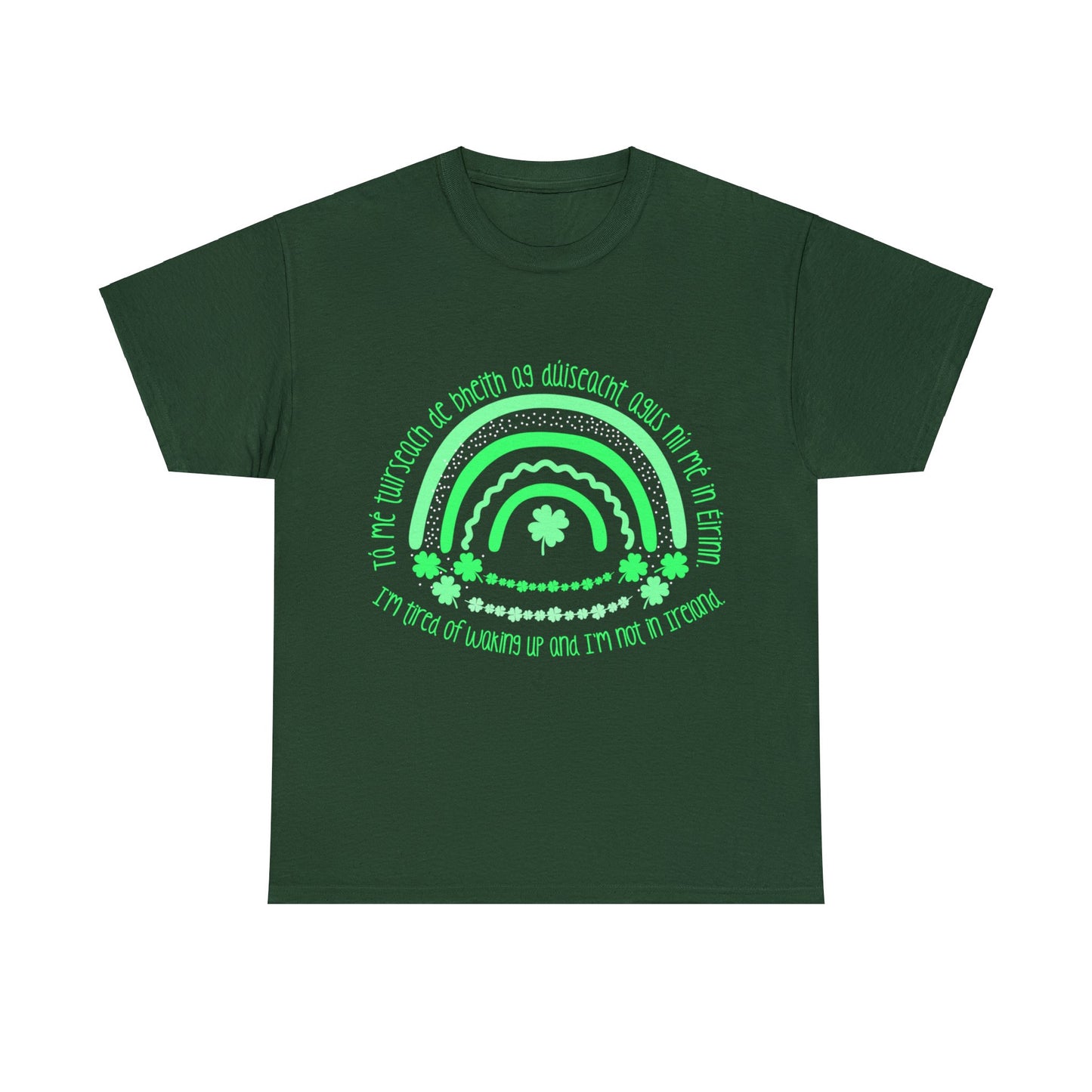 Irish Rainbow Short Sleeve Tee: Comfort, Style, and a Touch of Ireland