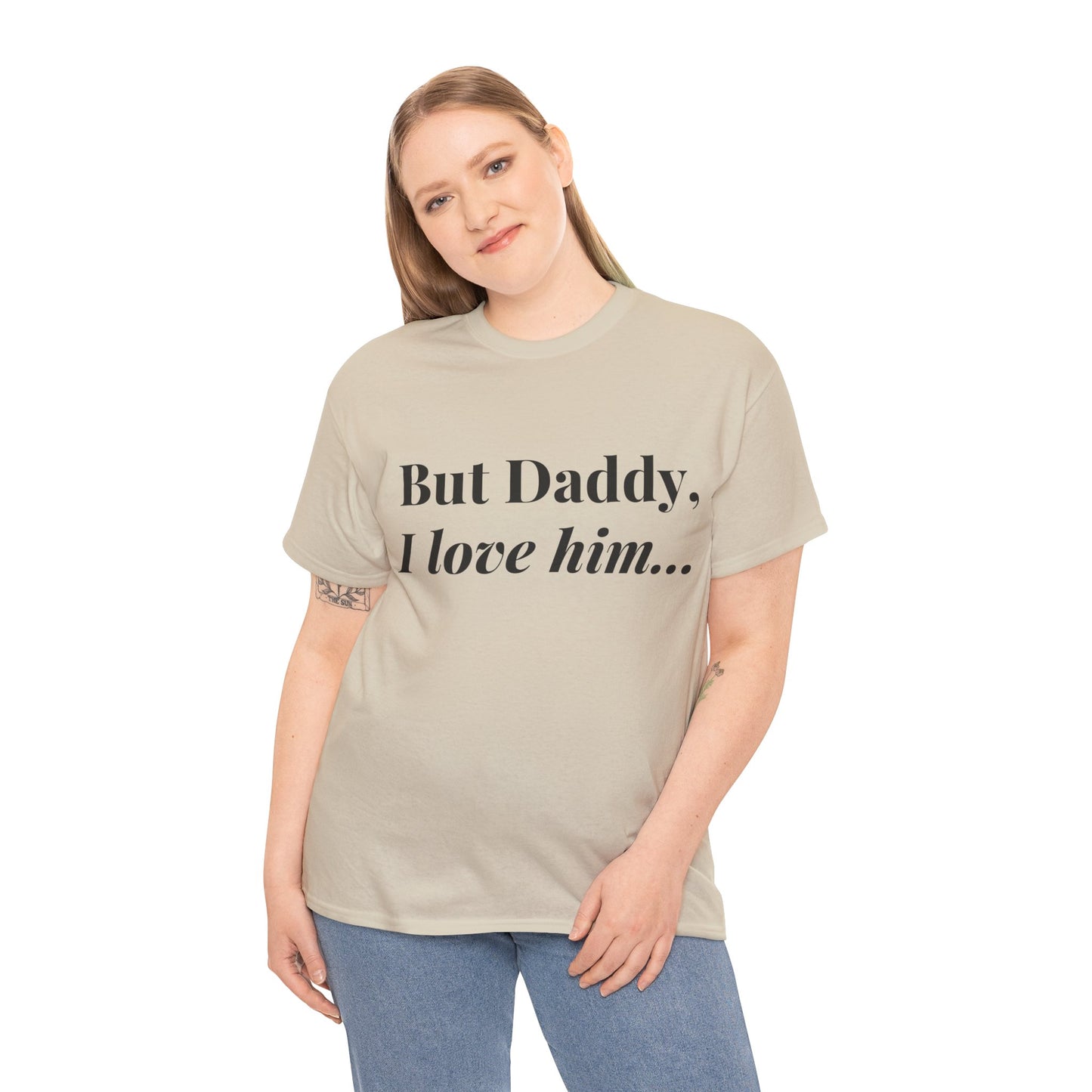 Daddy, I "heart" Him - Unisex Heavy Cotton Tee