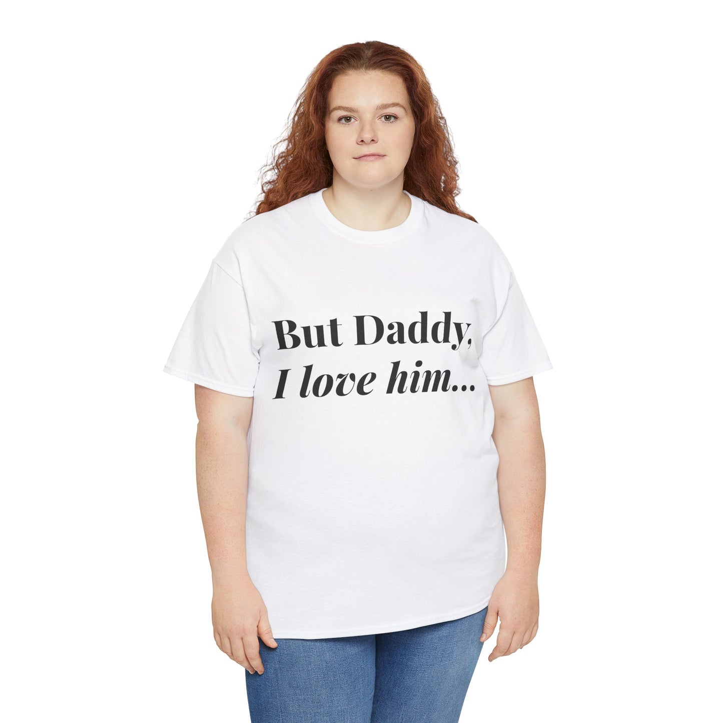 Daddy, I "heart" Him - Unisex Heavy Cotton Tee