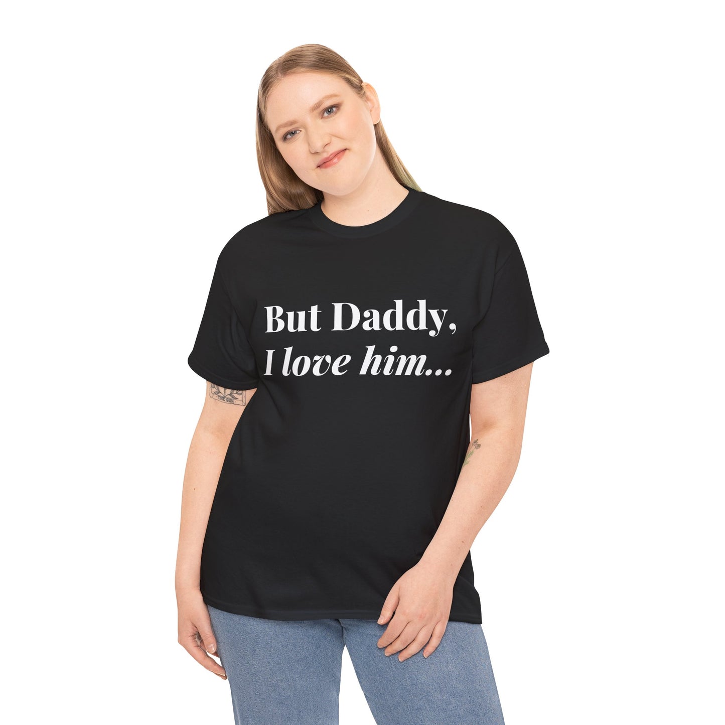 Daddy, I "heart" Him - Unisex Heavy Cotton Tee