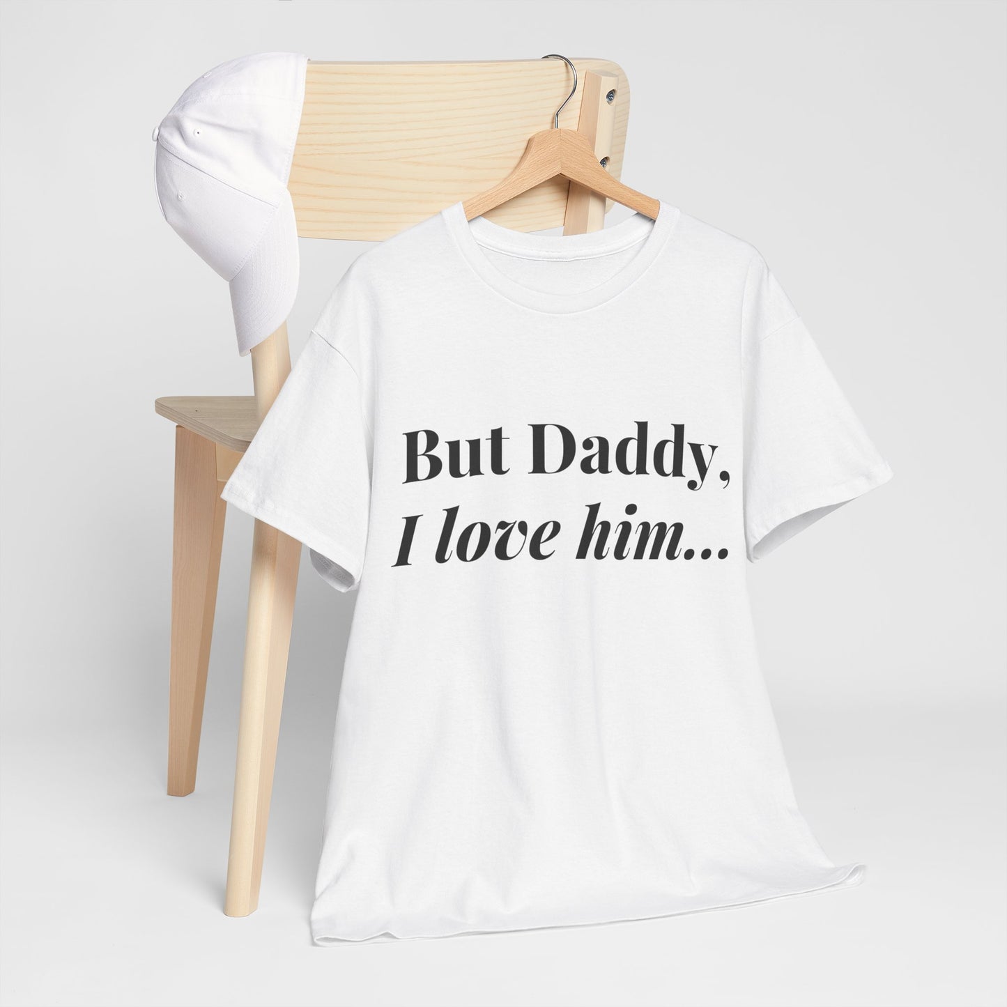 Daddy, I "heart" Him - Unisex Heavy Cotton Tee