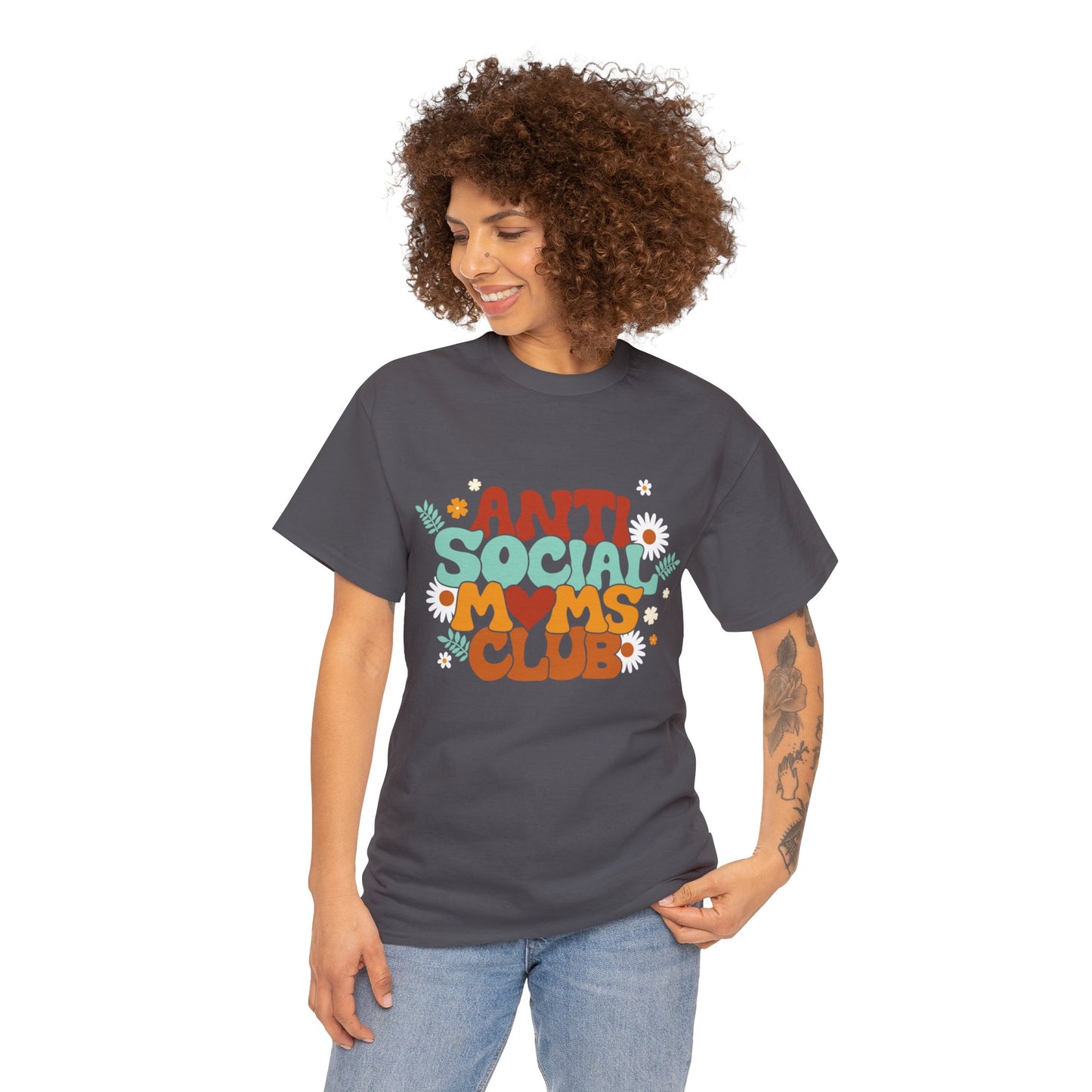 Anti Social Moms Club Short Sleeve Heavy Cotton Tee